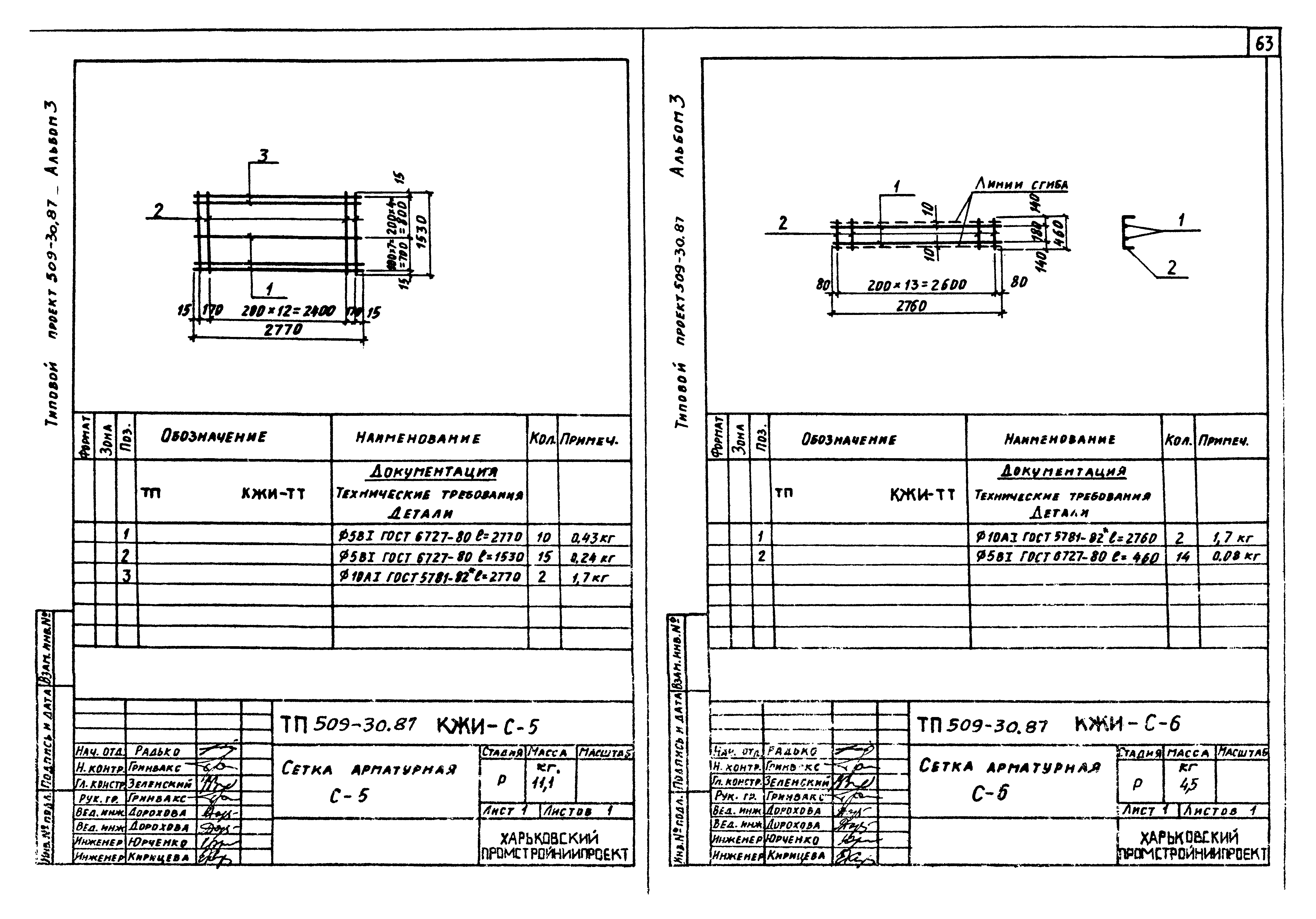 Типовой проект 509-30.87