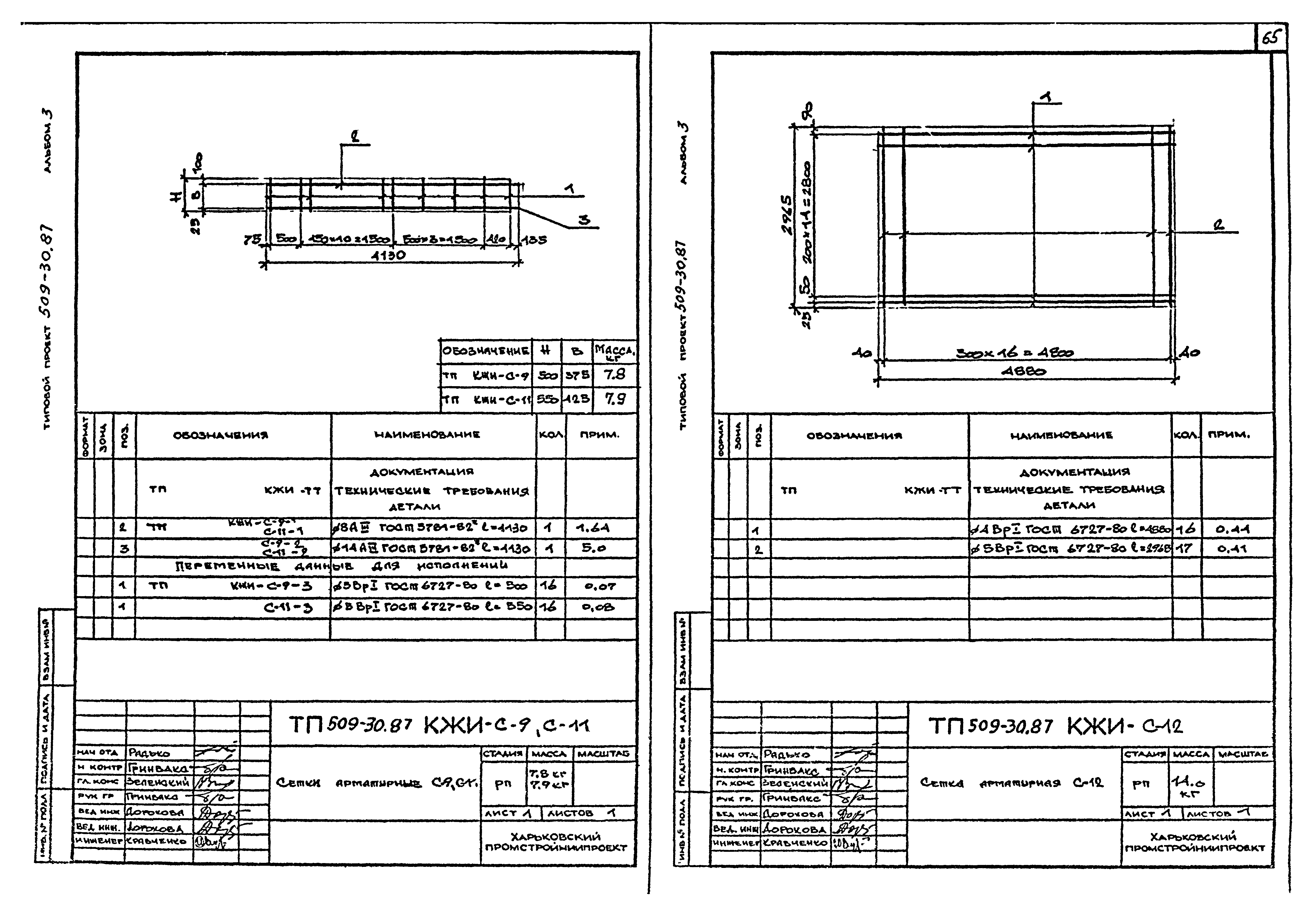 Типовой проект 509-30.87