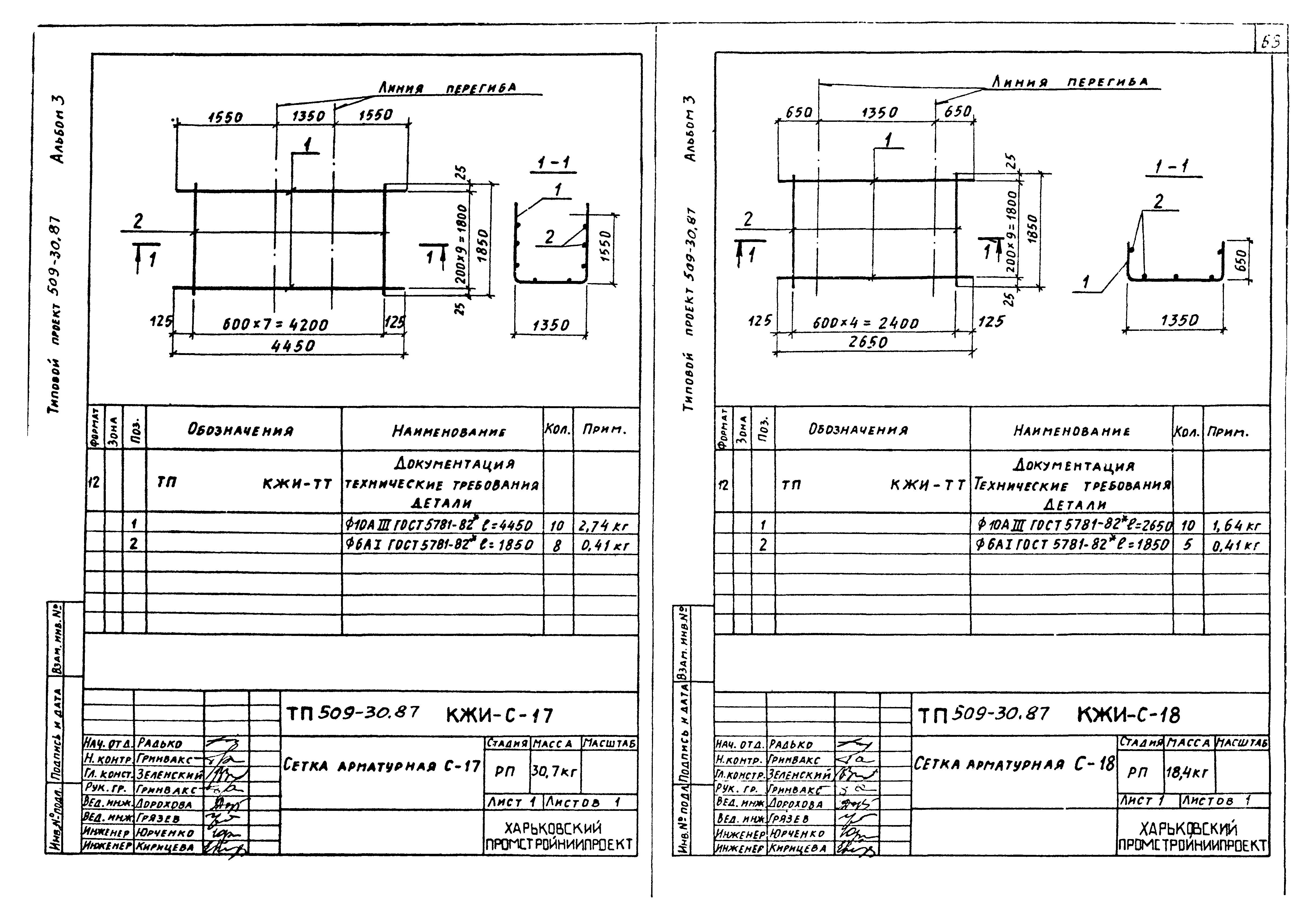 Типовой проект 509-30.87