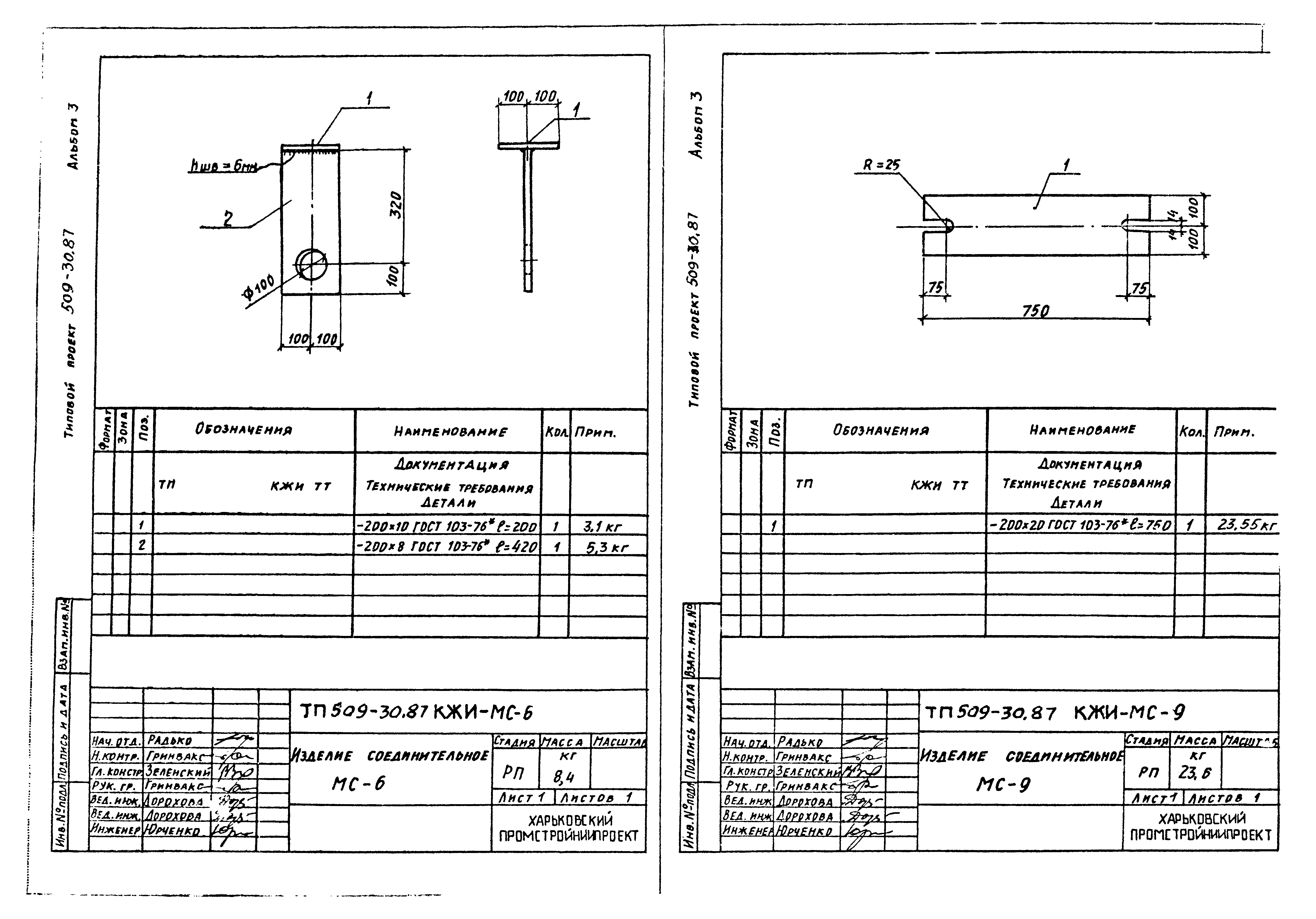 Типовой проект 509-30.87