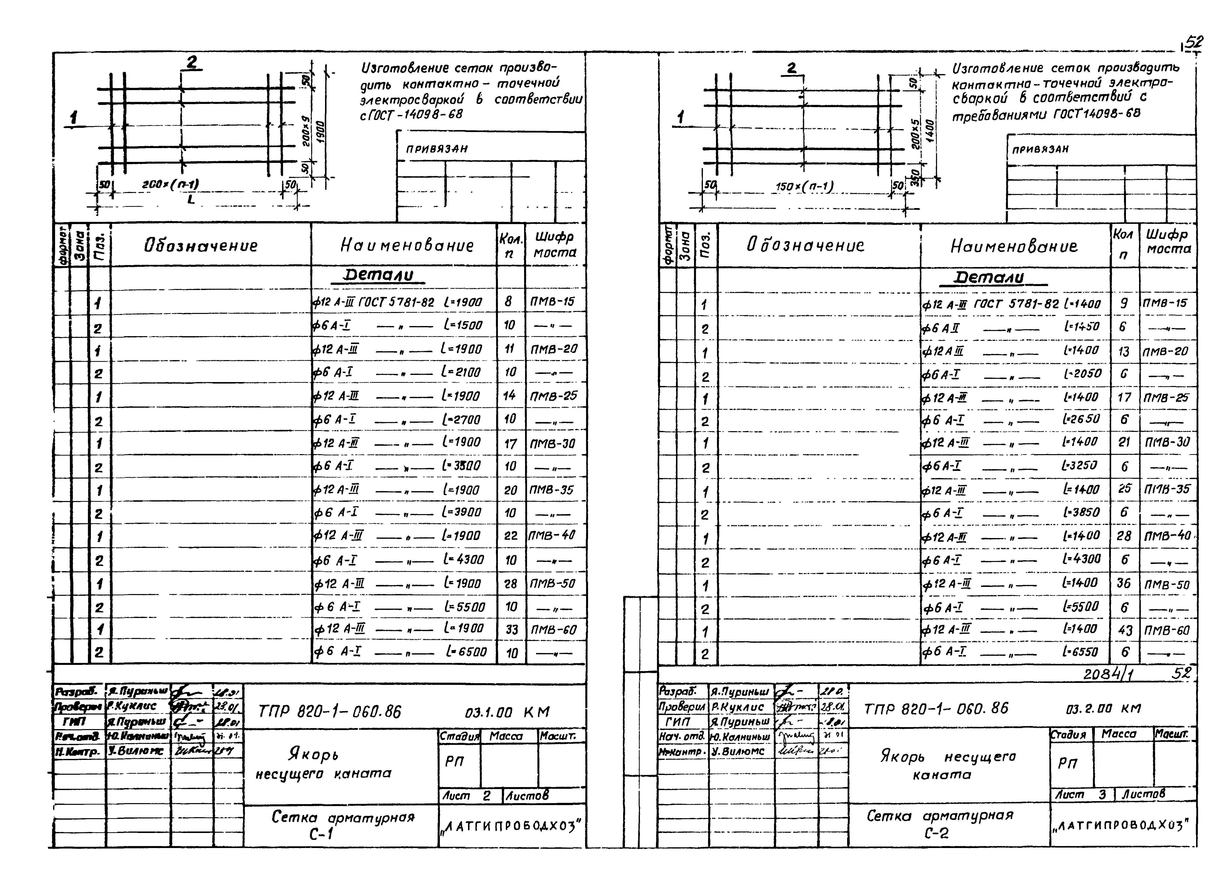 Типовые проектные решения 820-1-060.86