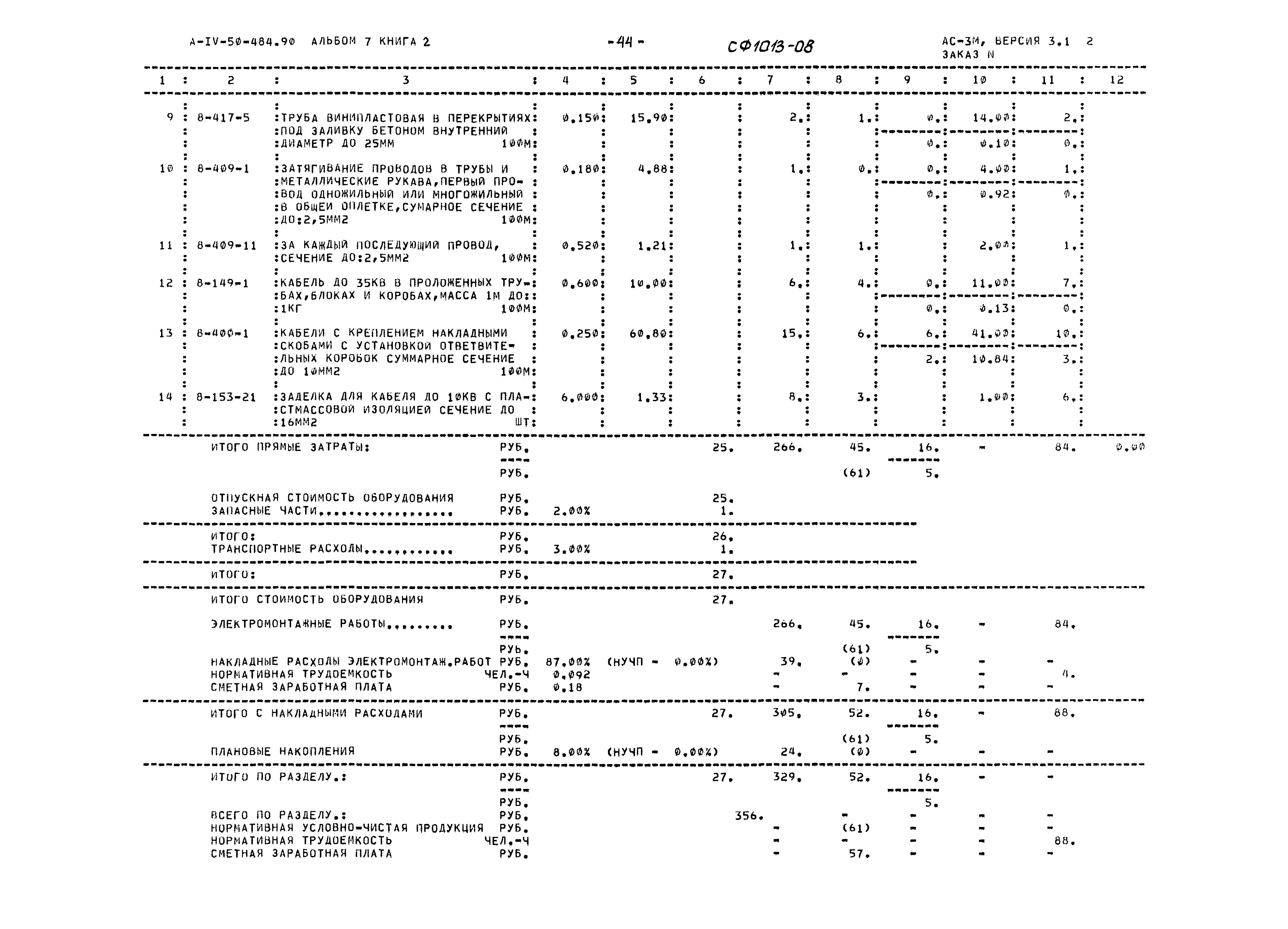 Типовой проект А-IV-50-484.90