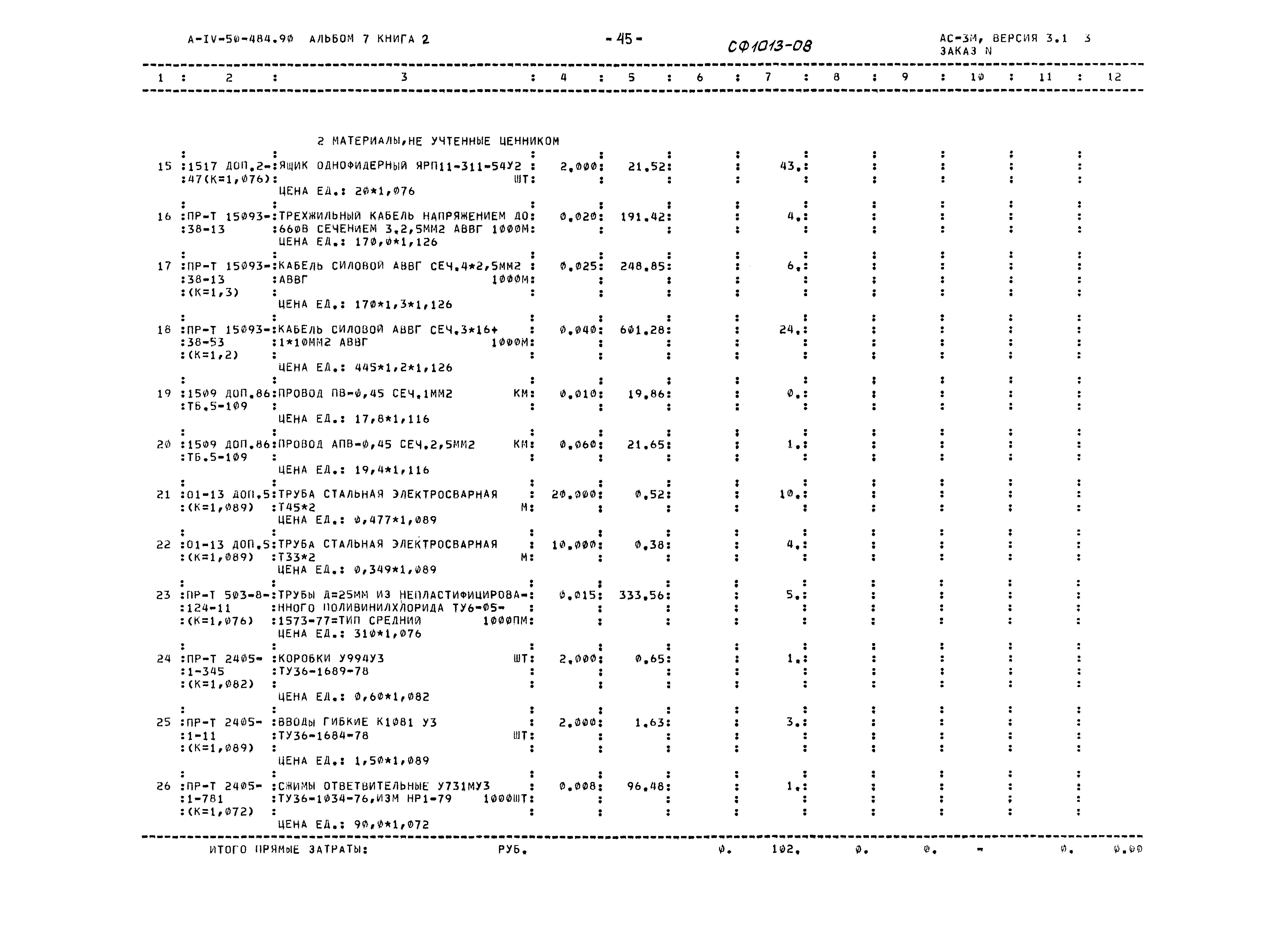 Типовой проект А-IV-50-484.90