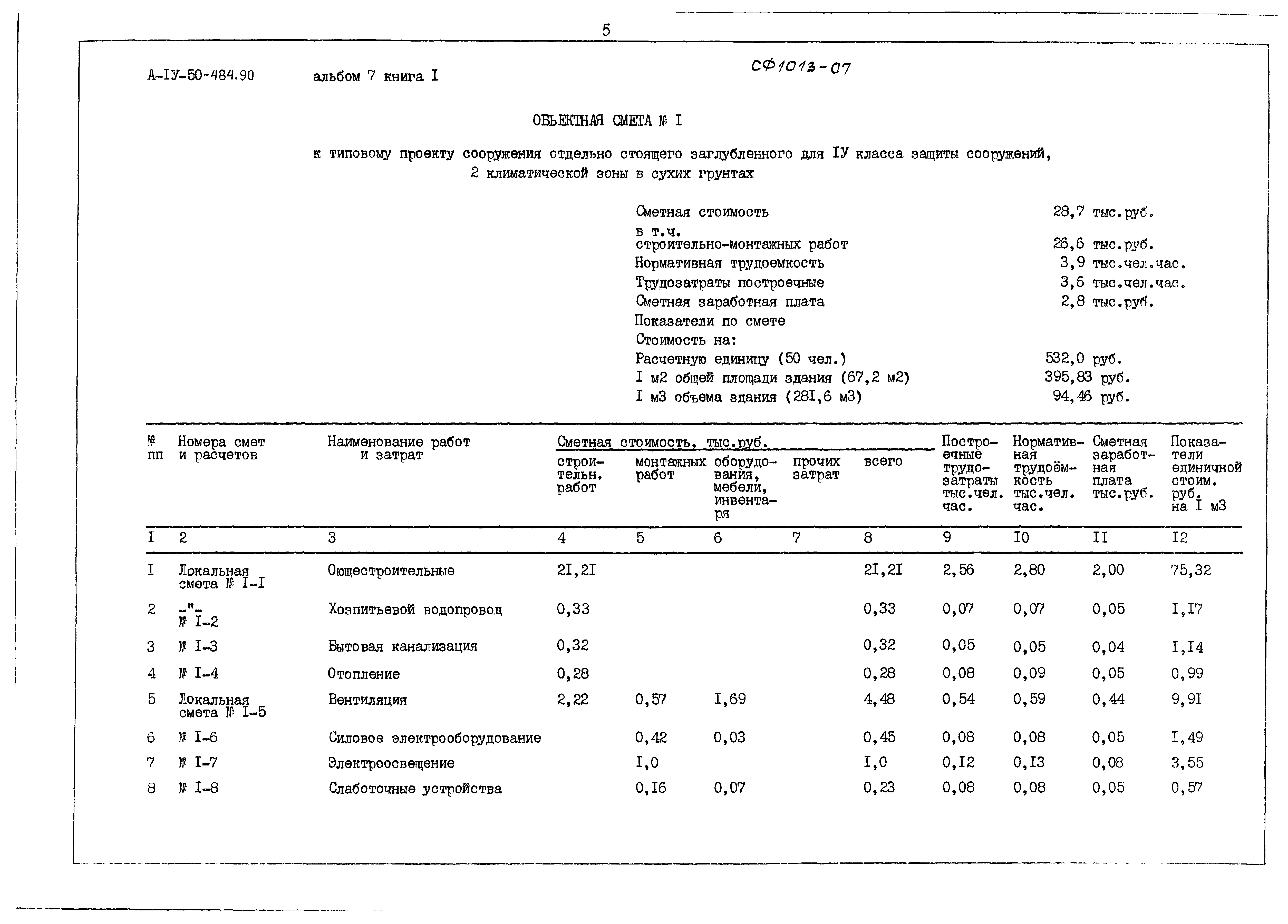 Типовой проект А-IV-50-484.90