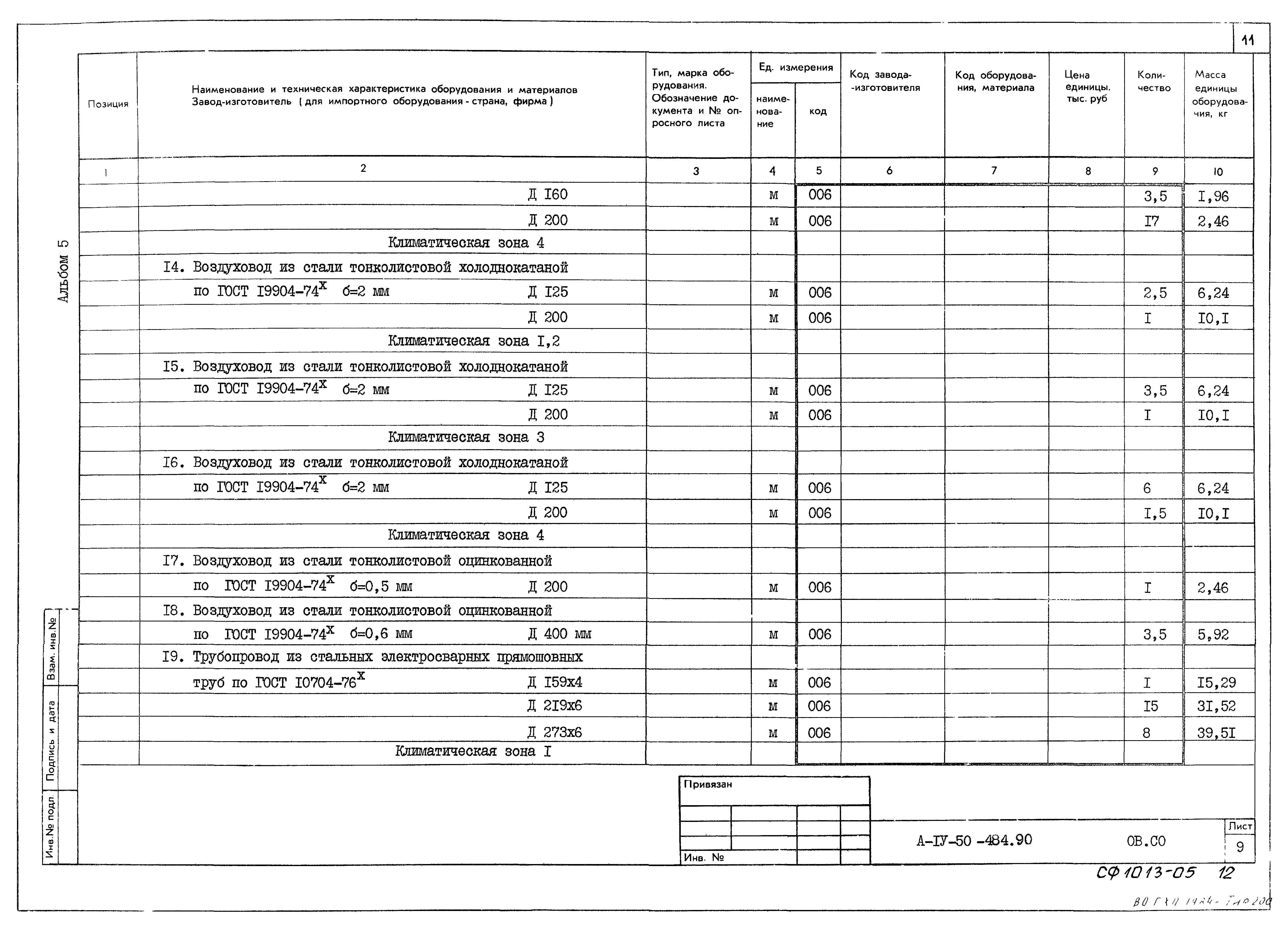 Типовой проект А-IV-50-484.90