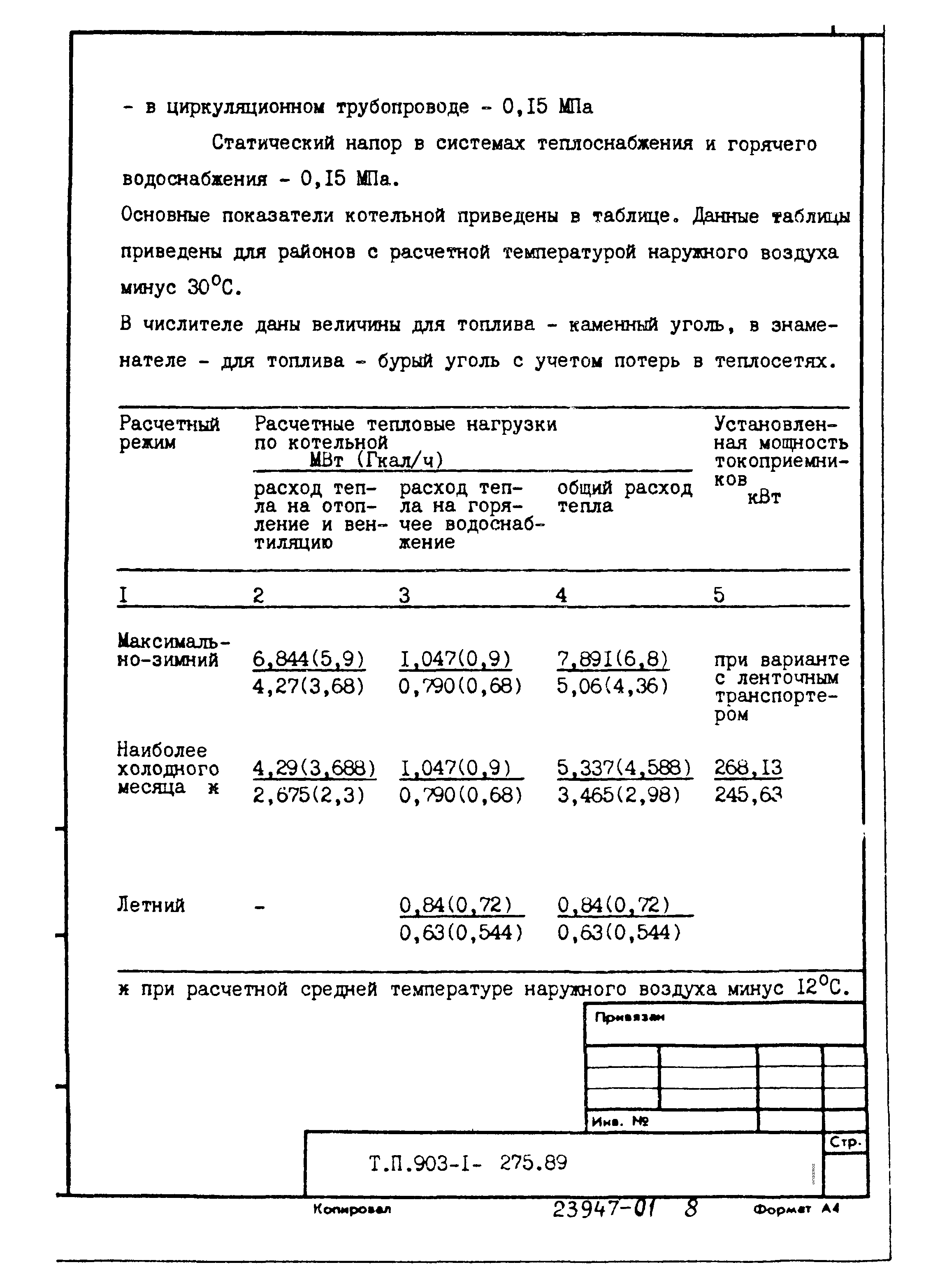 Типовой проект 903-1-275.89