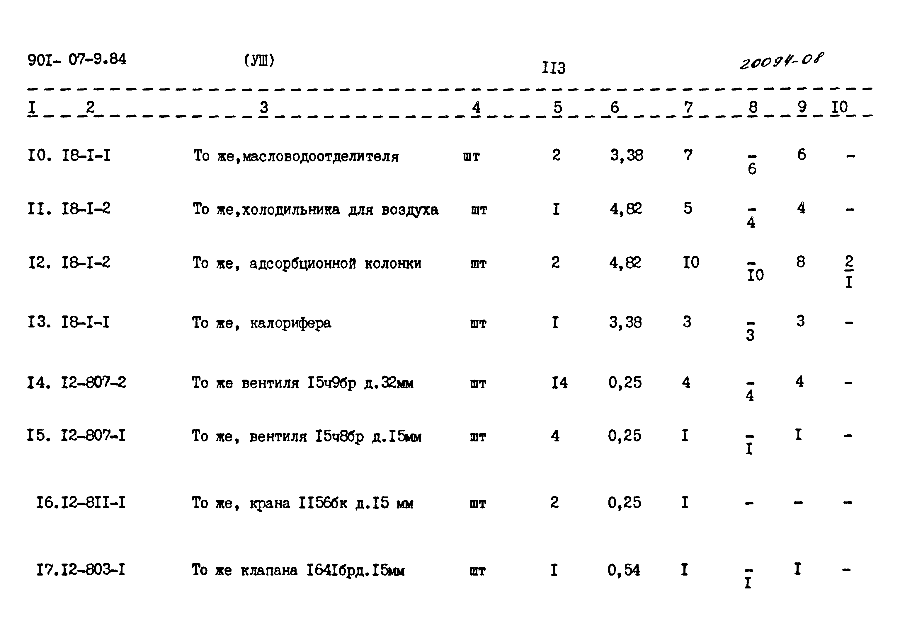 Типовые проектные решения 901-07-9.84