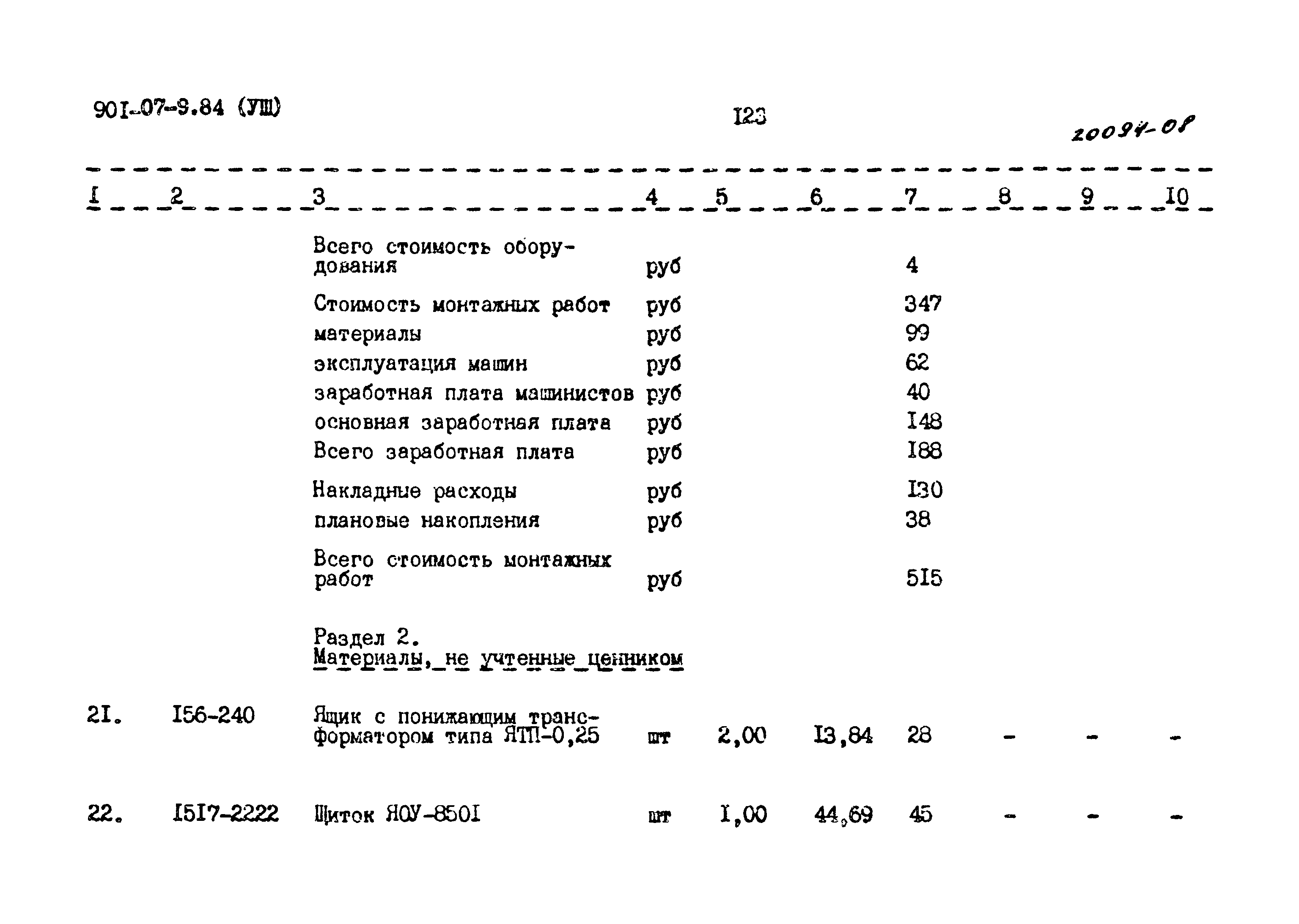 Типовые проектные решения 901-07-9.84
