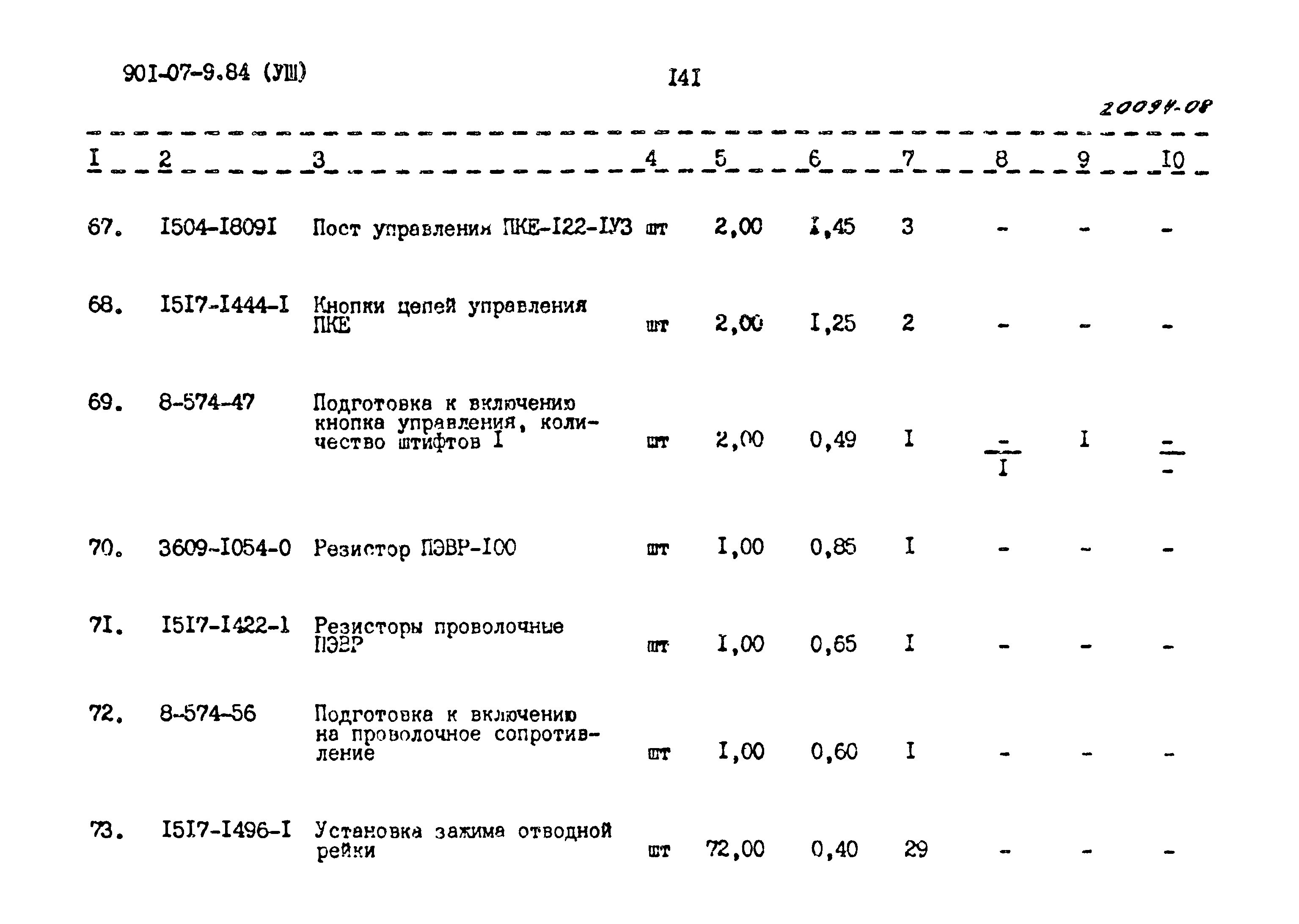 Типовые проектные решения 901-07-9.84