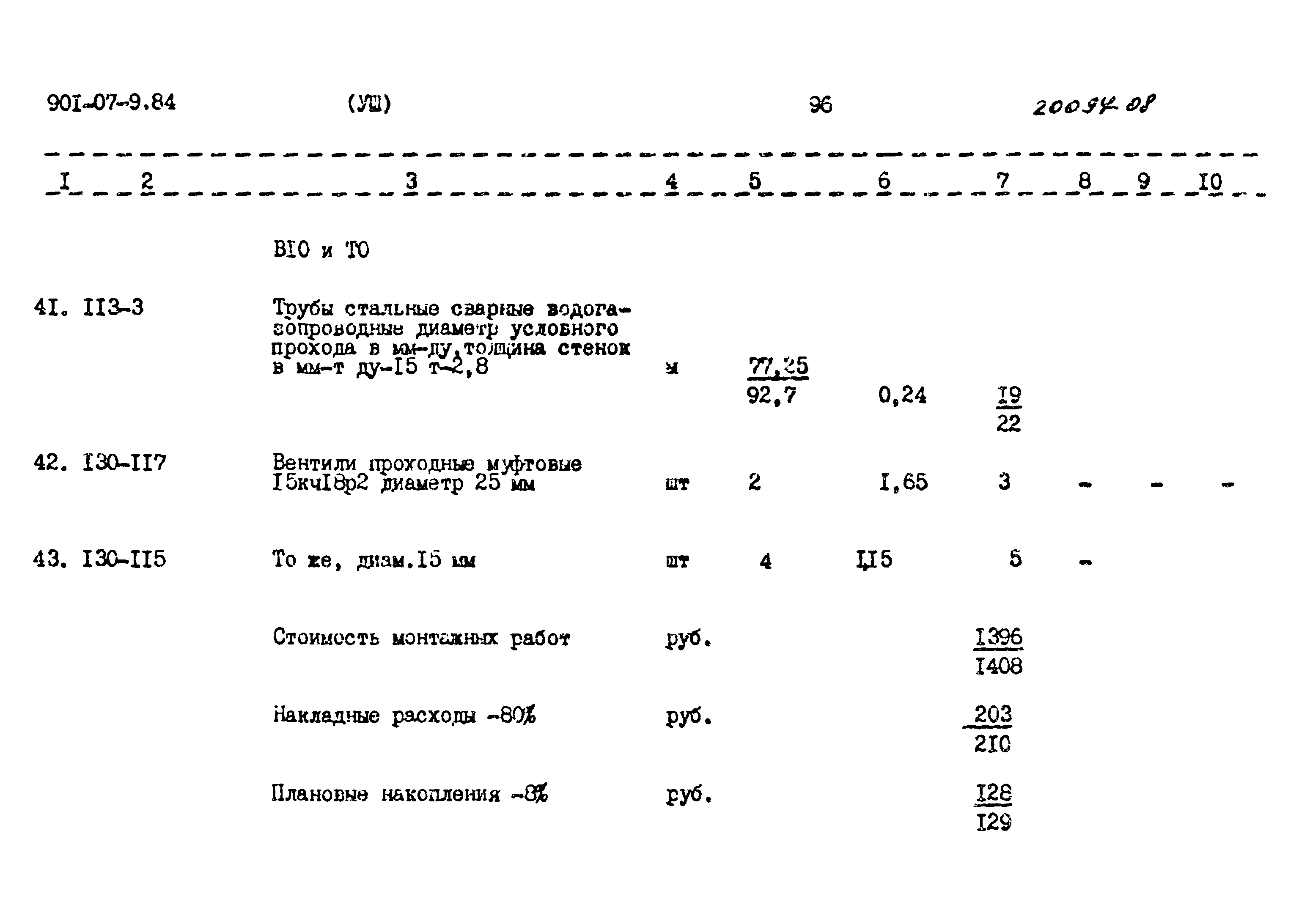 Типовые проектные решения 901-07-9.84
