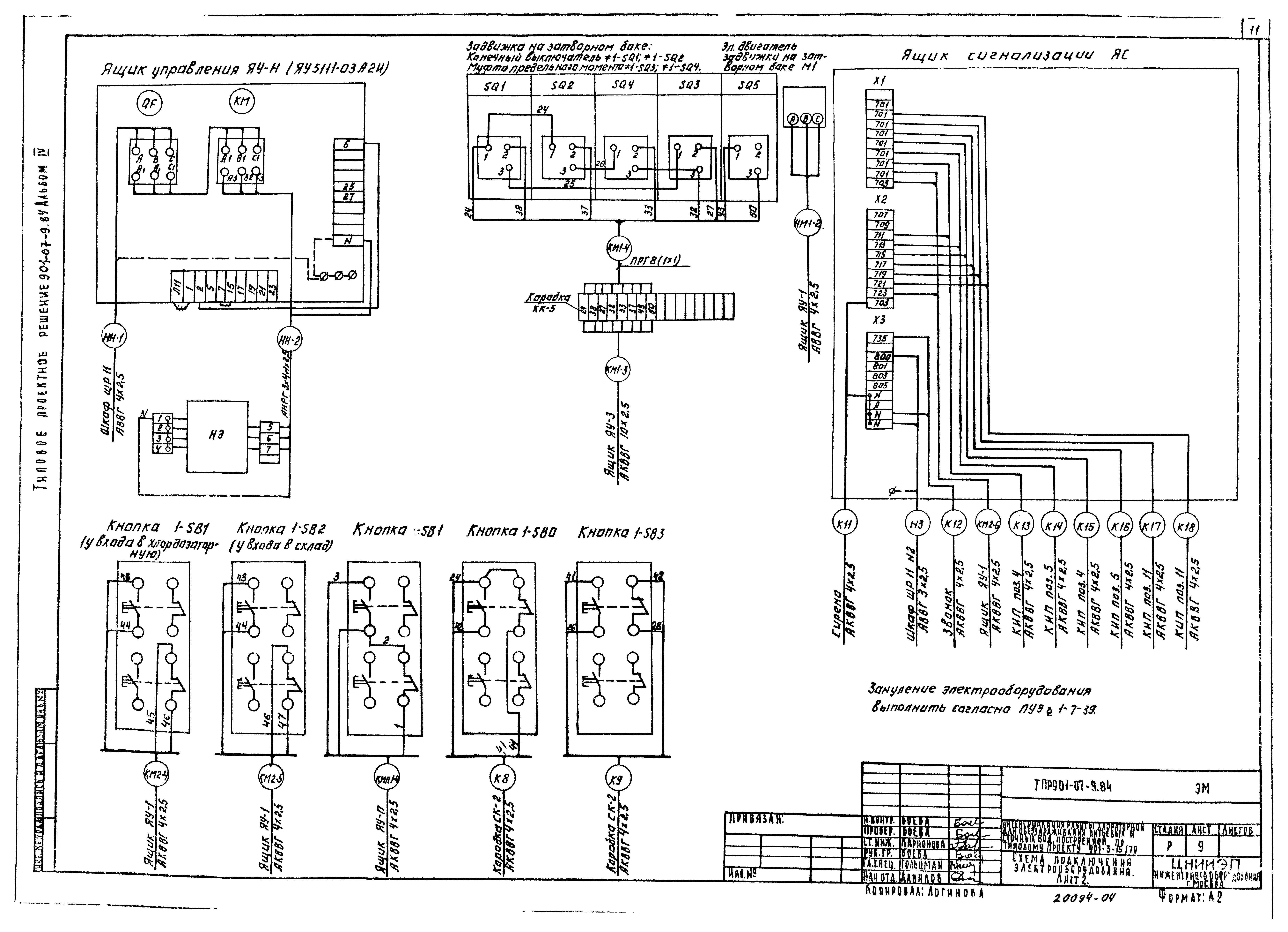 Типовые проектные решения 901-07-9.84