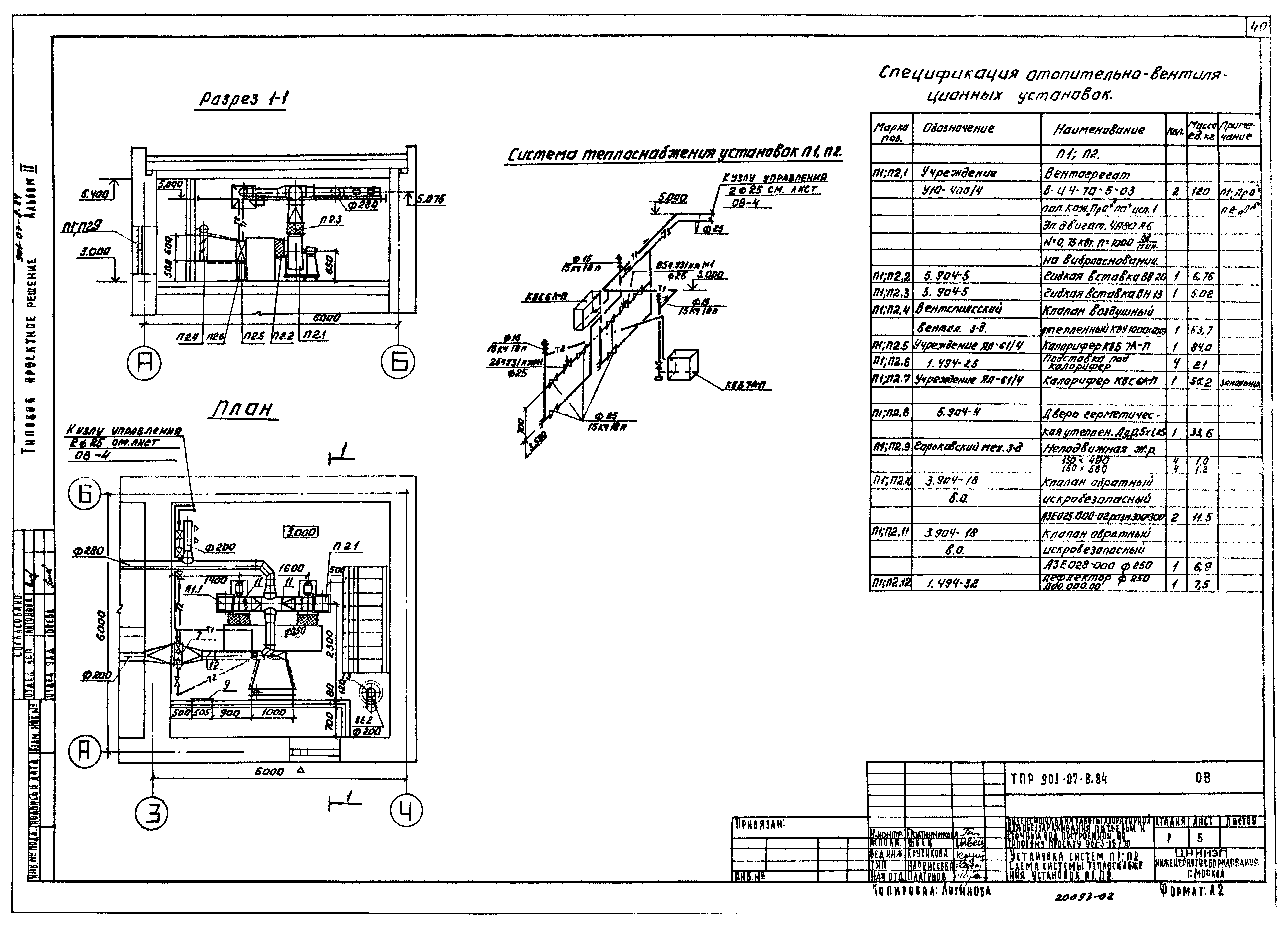 Типовые проектные решения 901-07-8.84