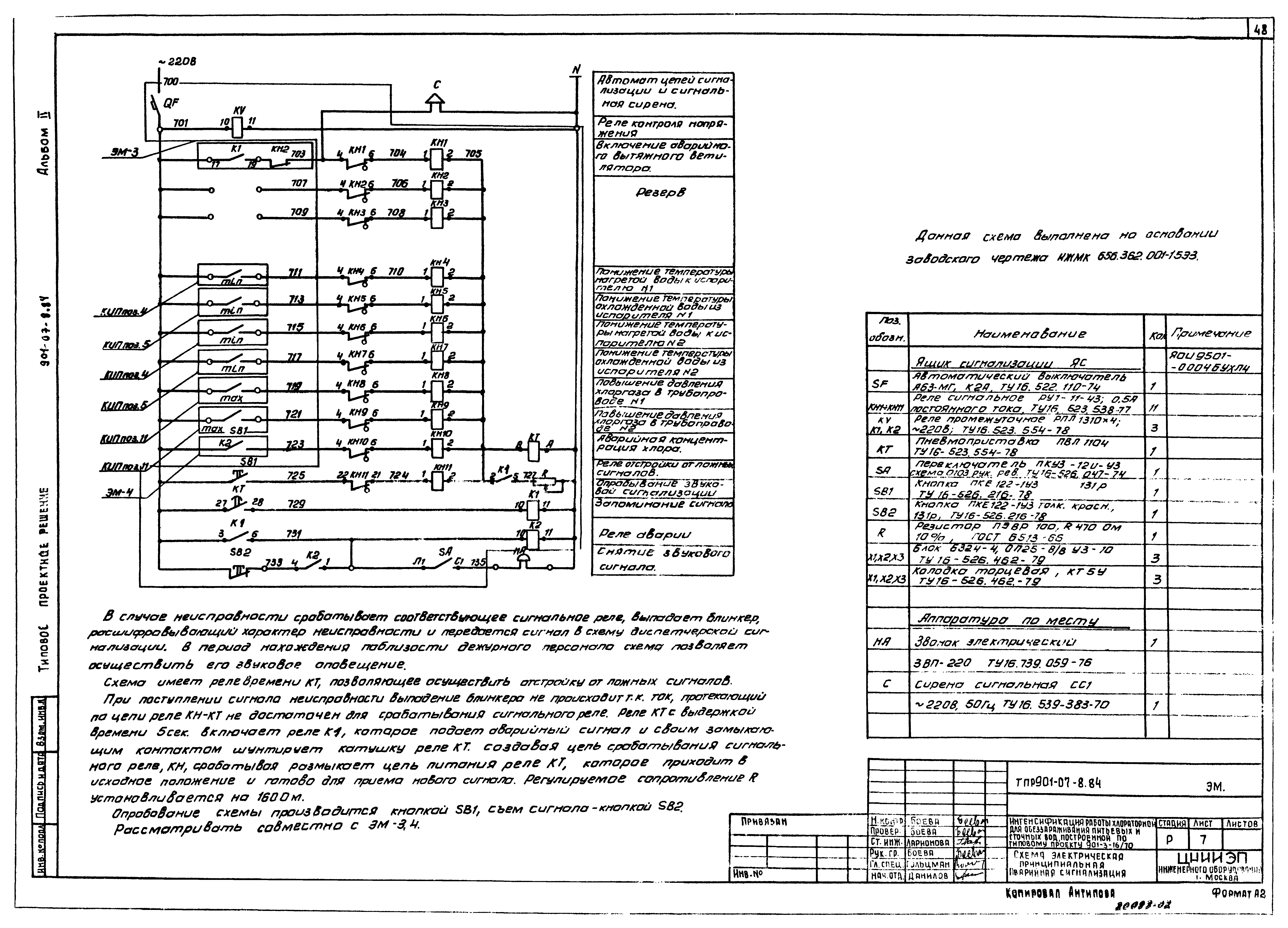 Типовые проектные решения 901-07-8.84