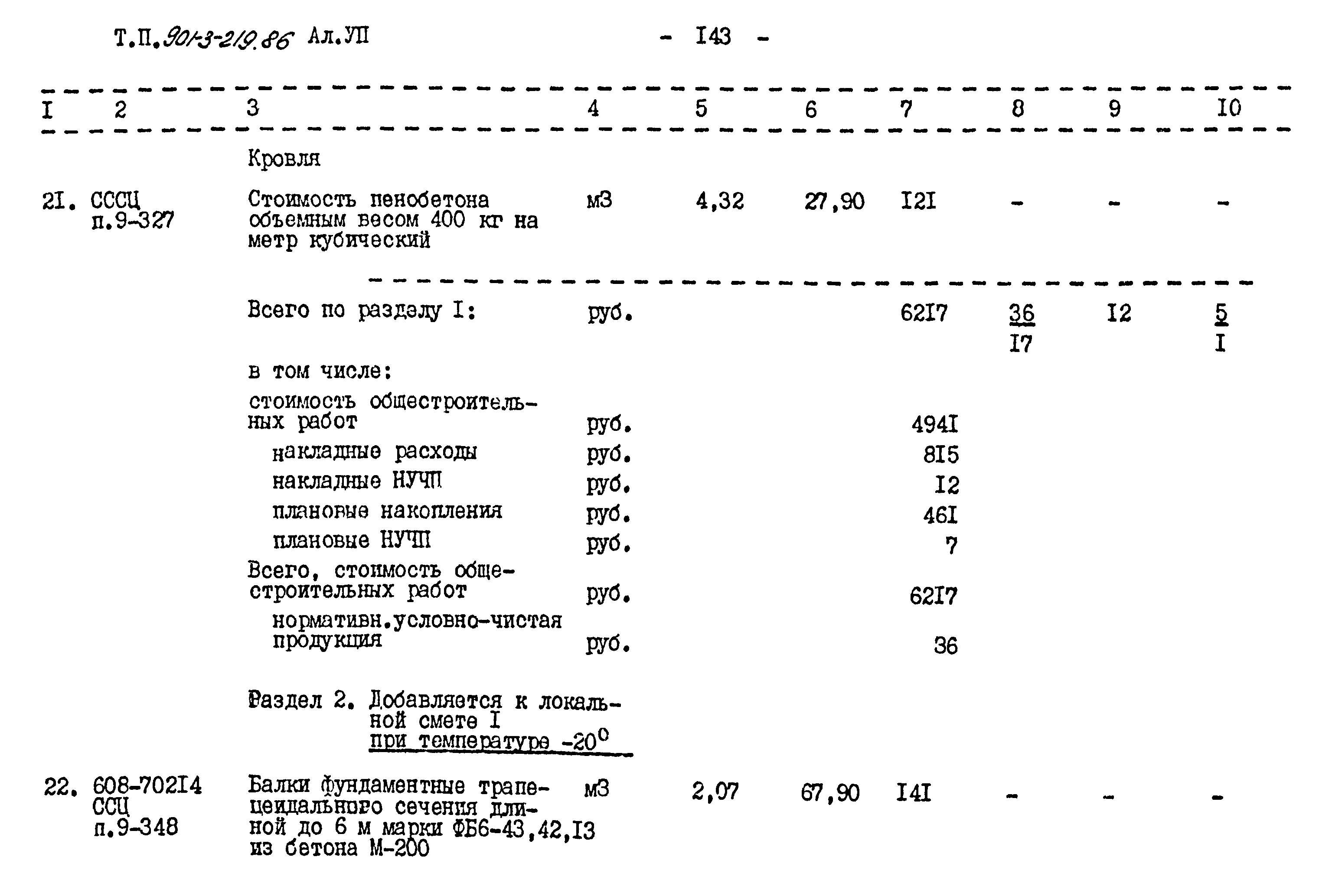 Типовой проект 901-3-219.86