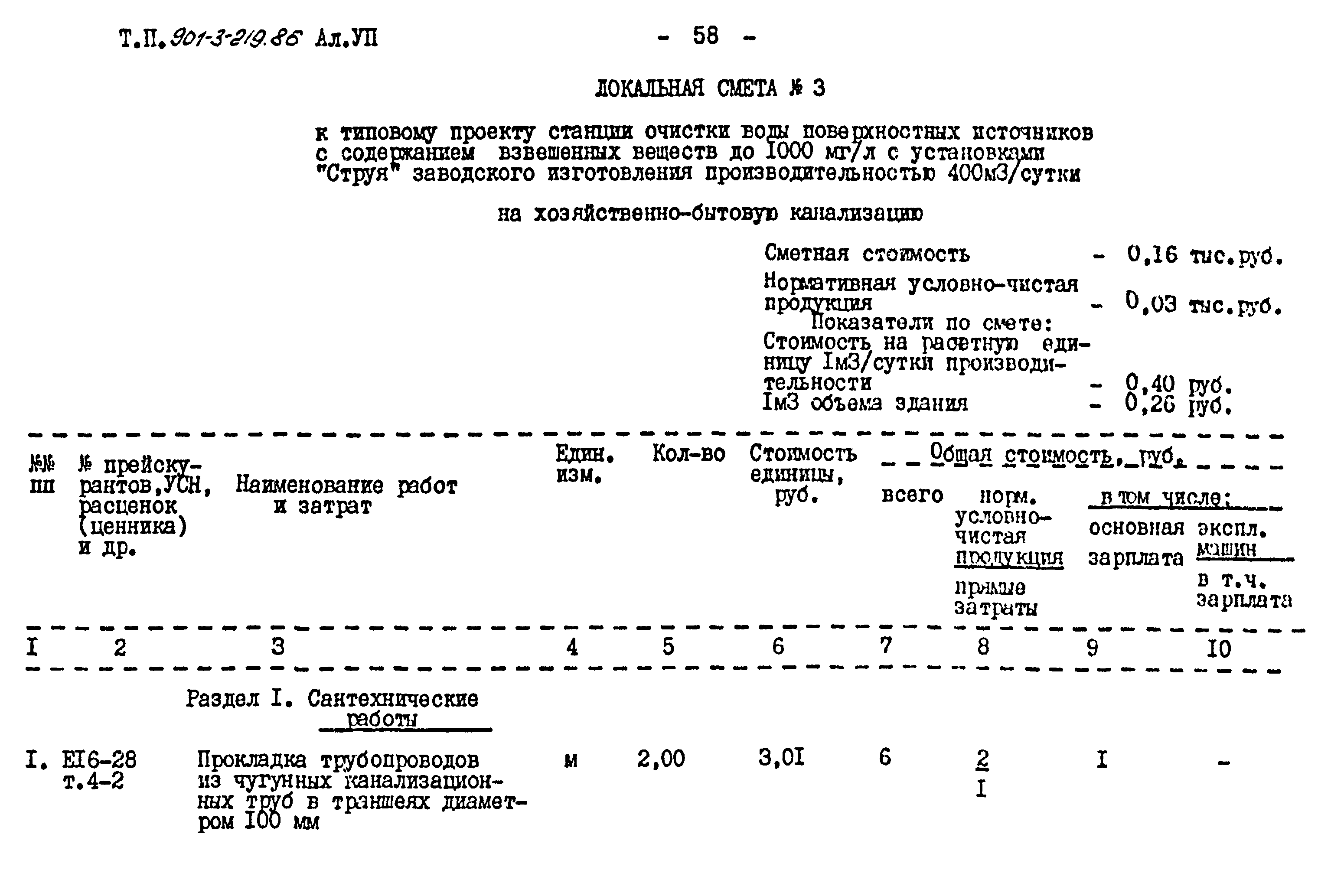 Типовой проект 901-3-219.86