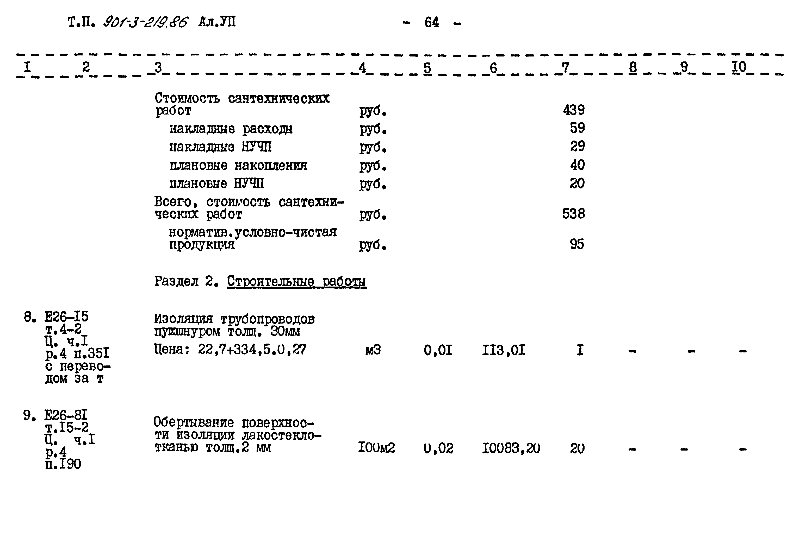 Типовой проект 901-3-219.86