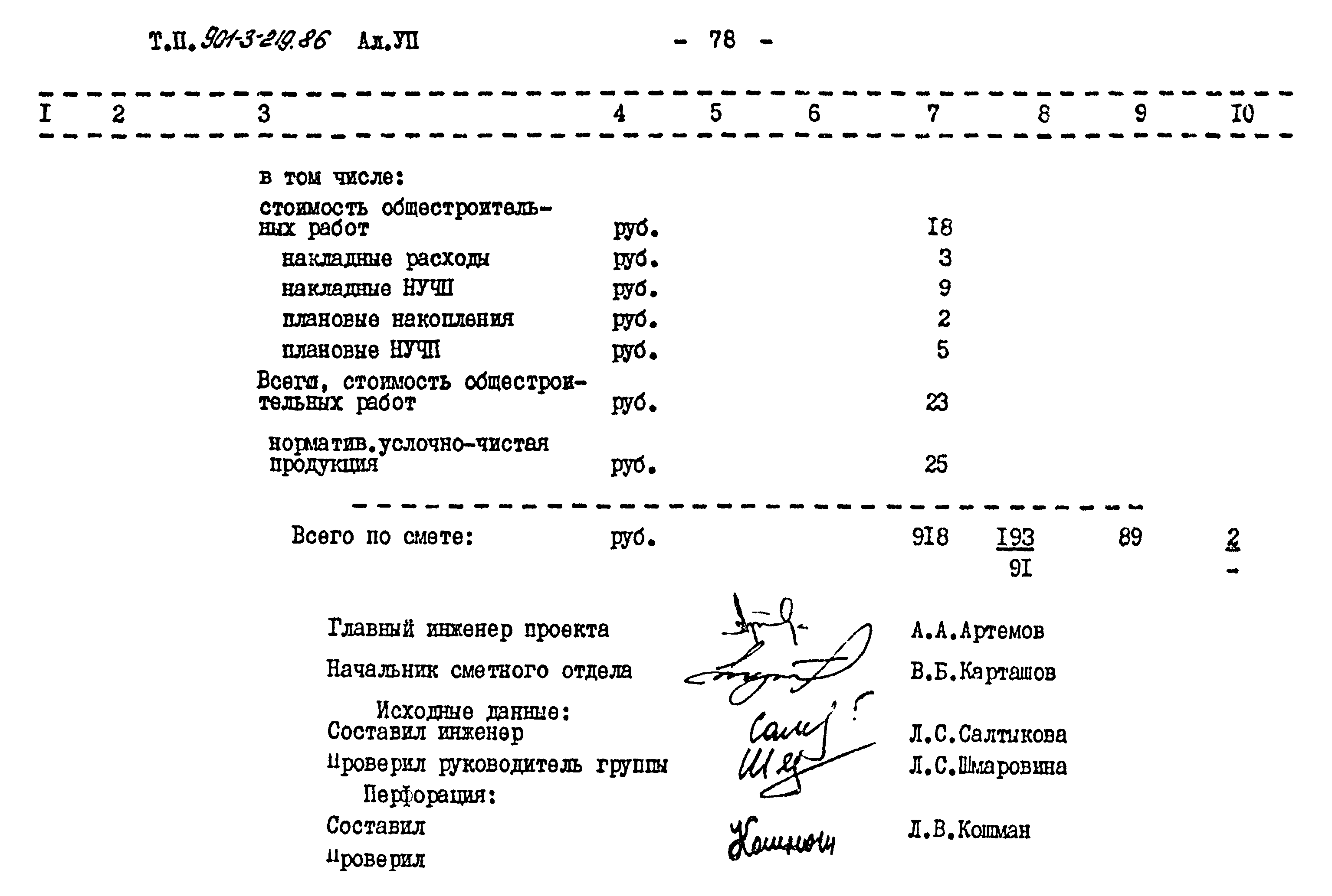 Типовой проект 901-3-219.86