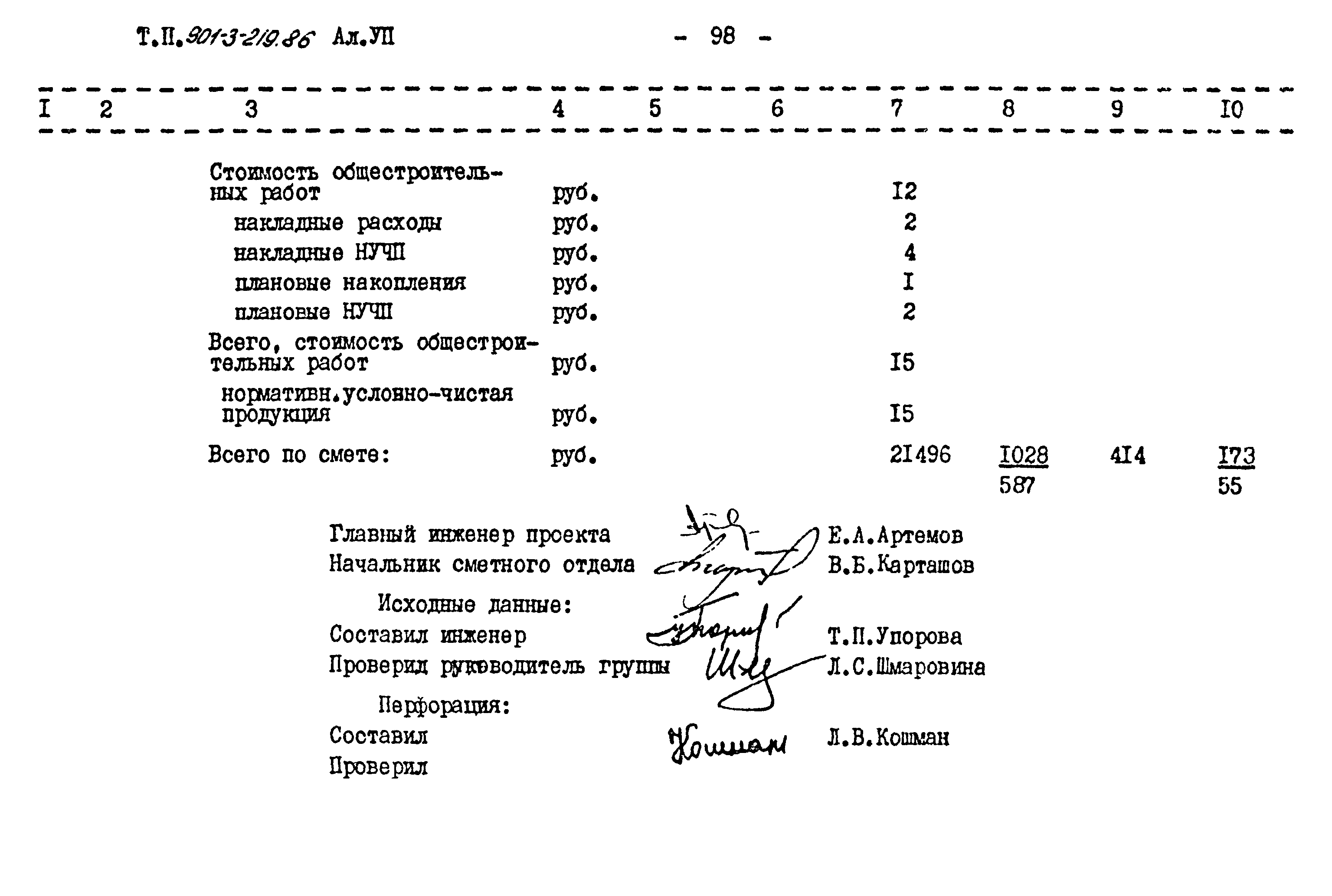 Типовой проект 901-3-219.86