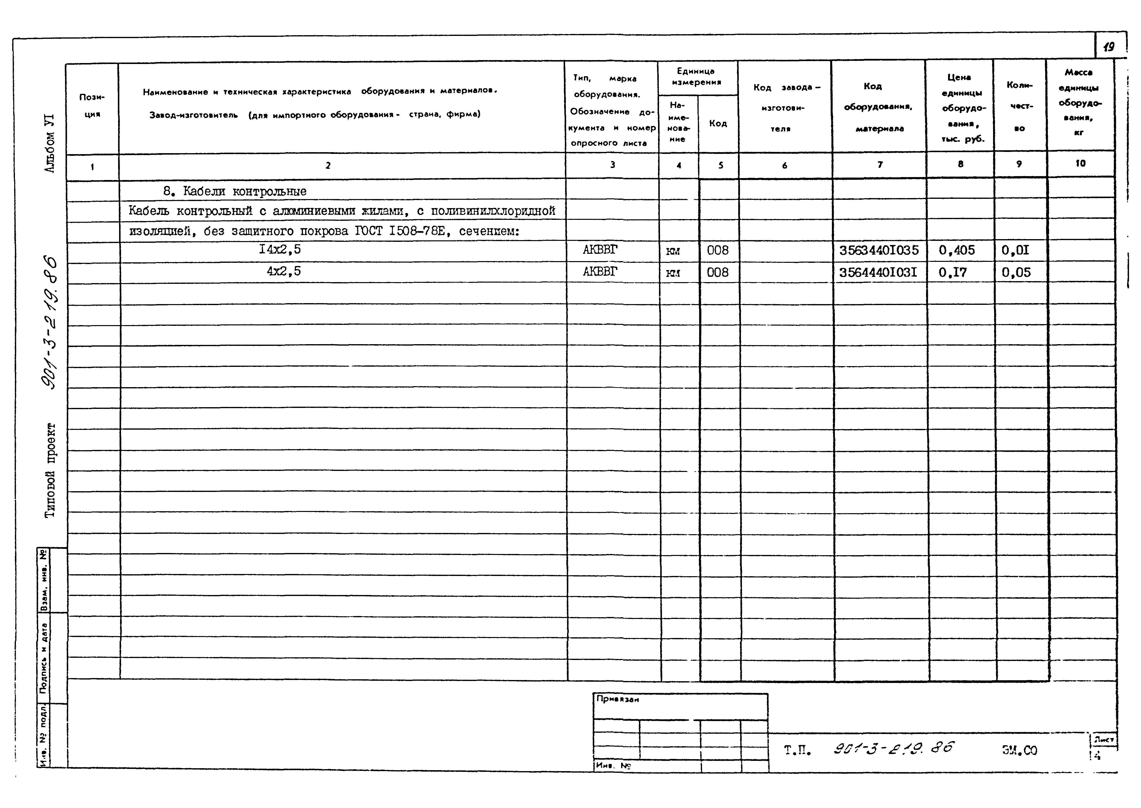 Типовой проект 901-3-219.86