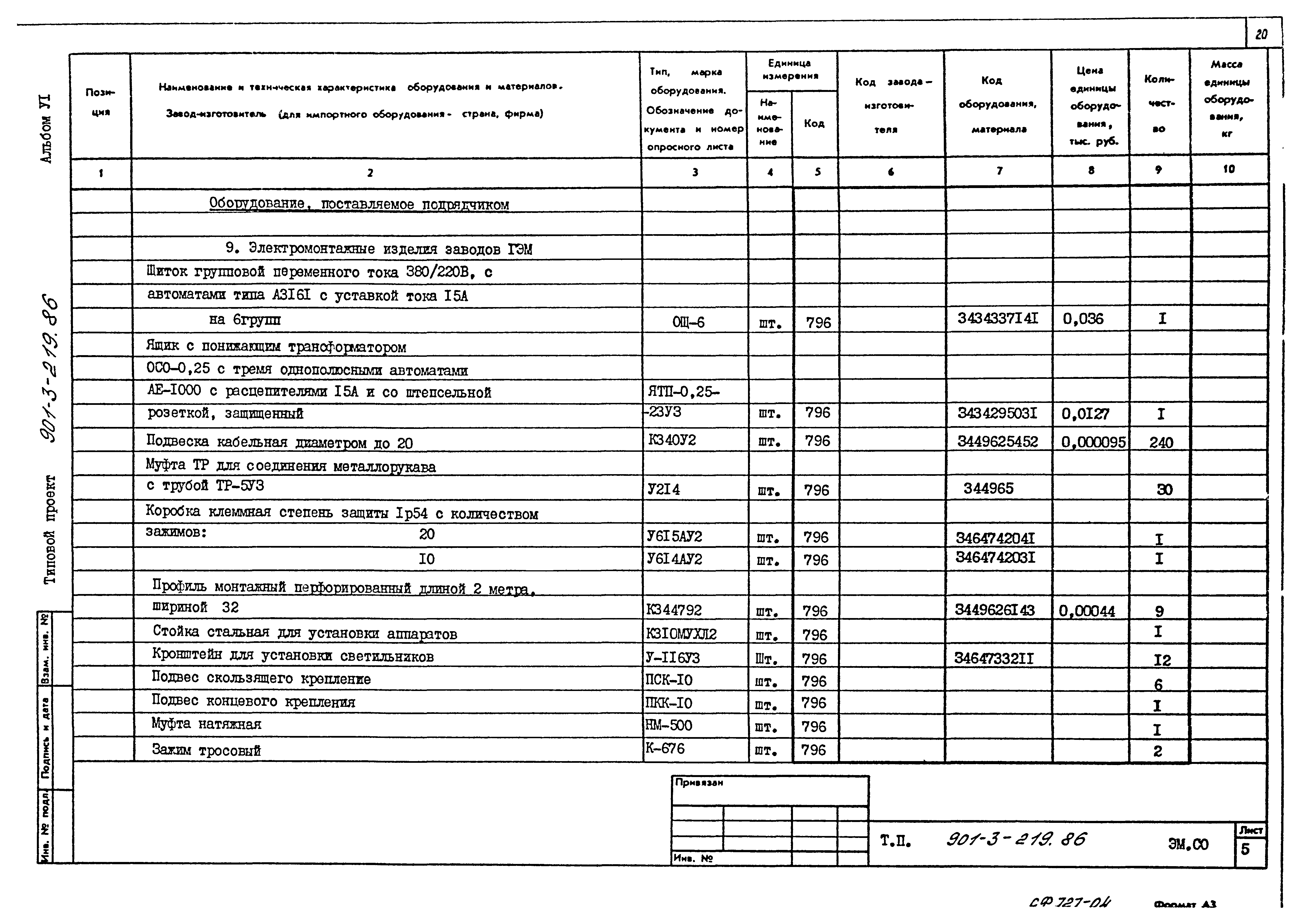 Типовой проект 901-3-219.86