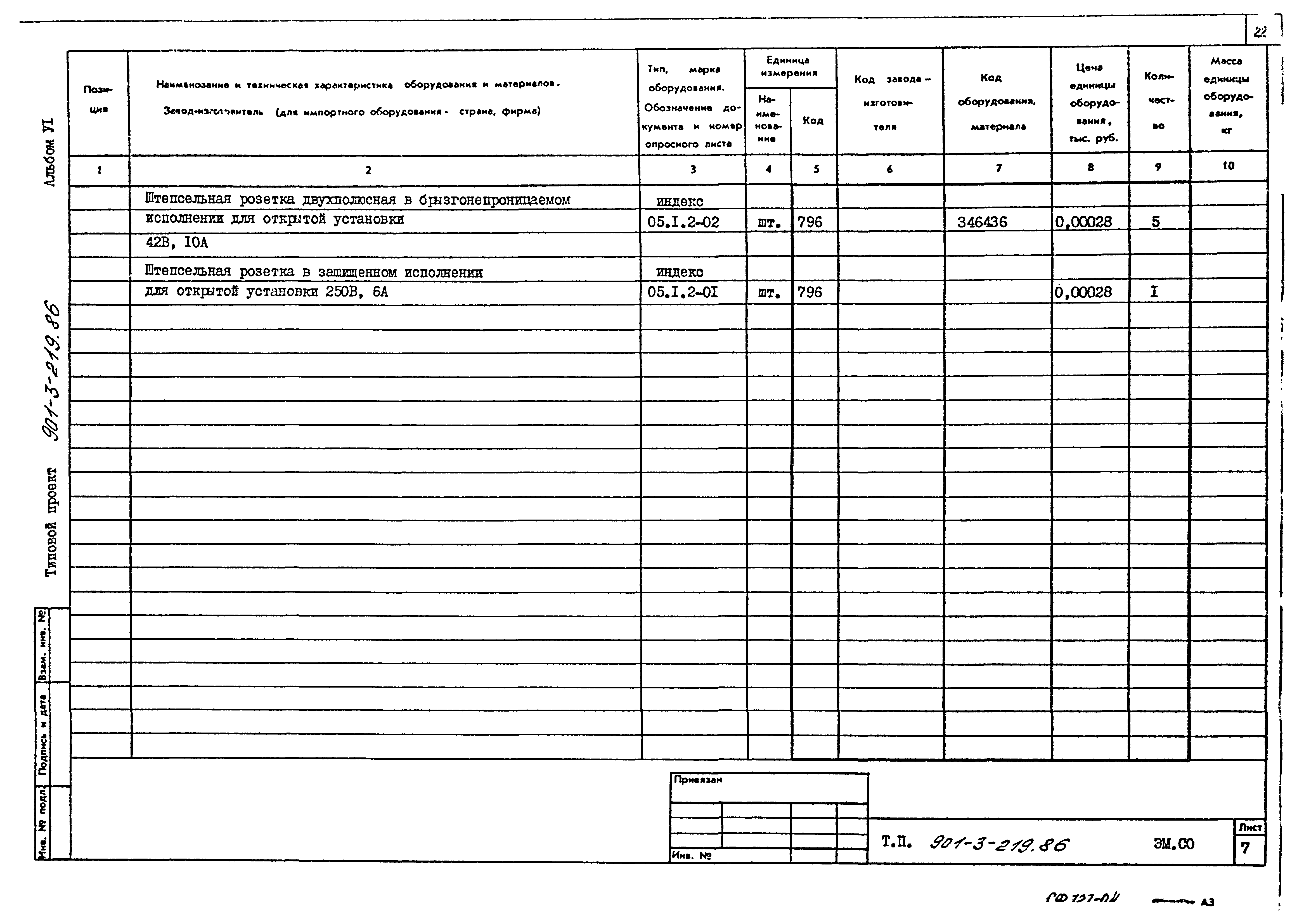 Типовой проект 901-3-219.86
