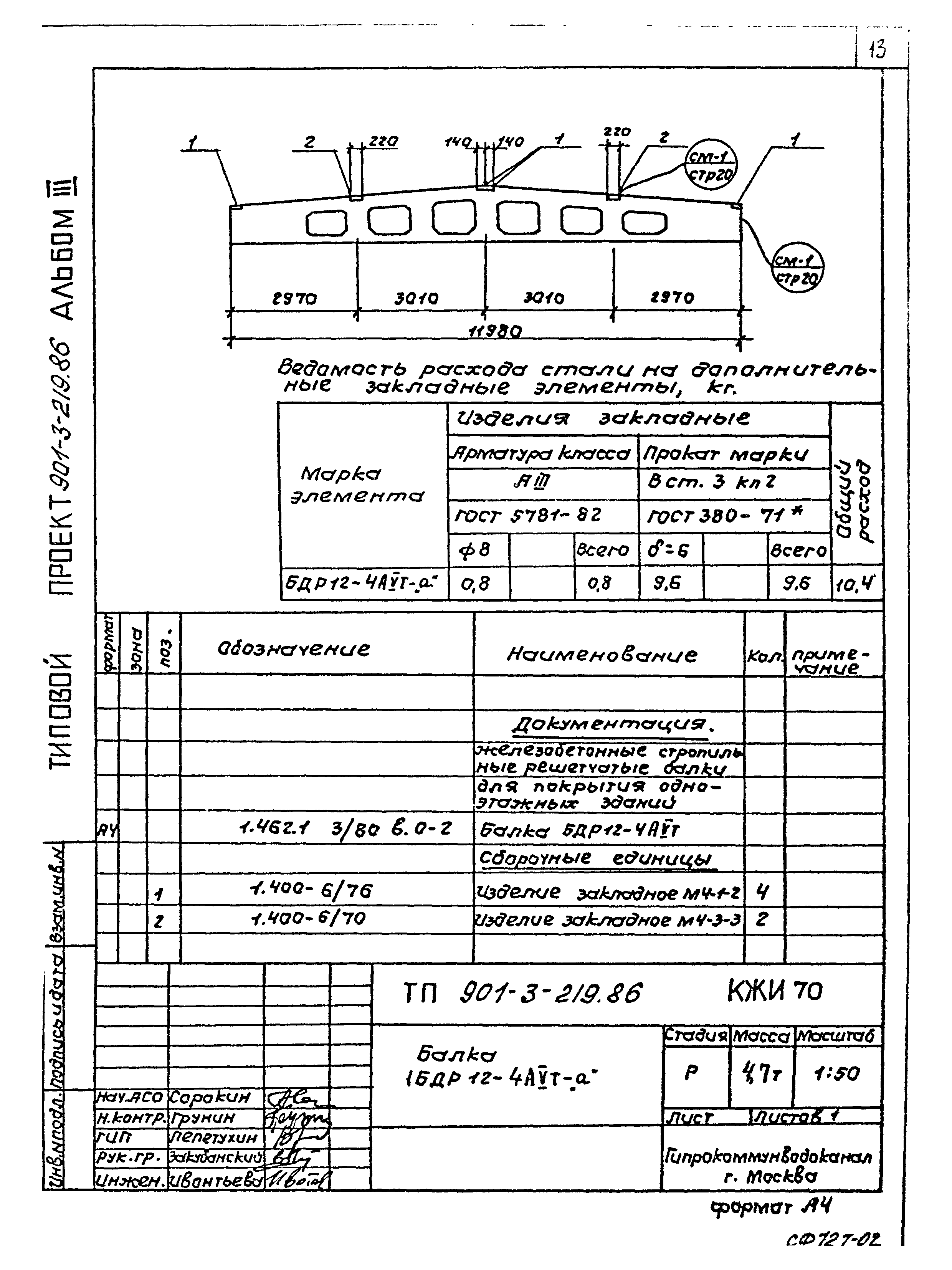 Типовой проект 901-3-219.86