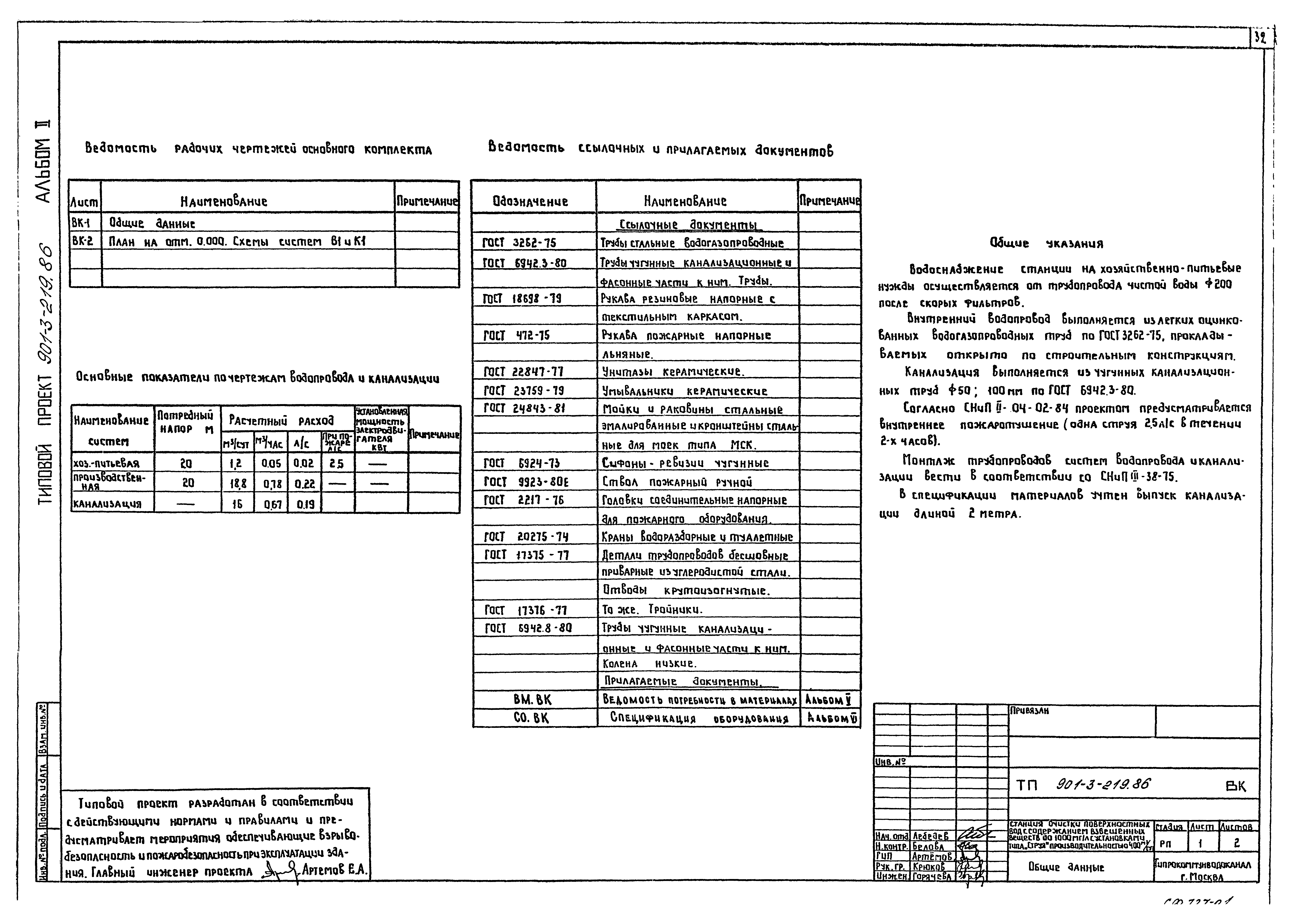 Типовой проект 901-3-219.86