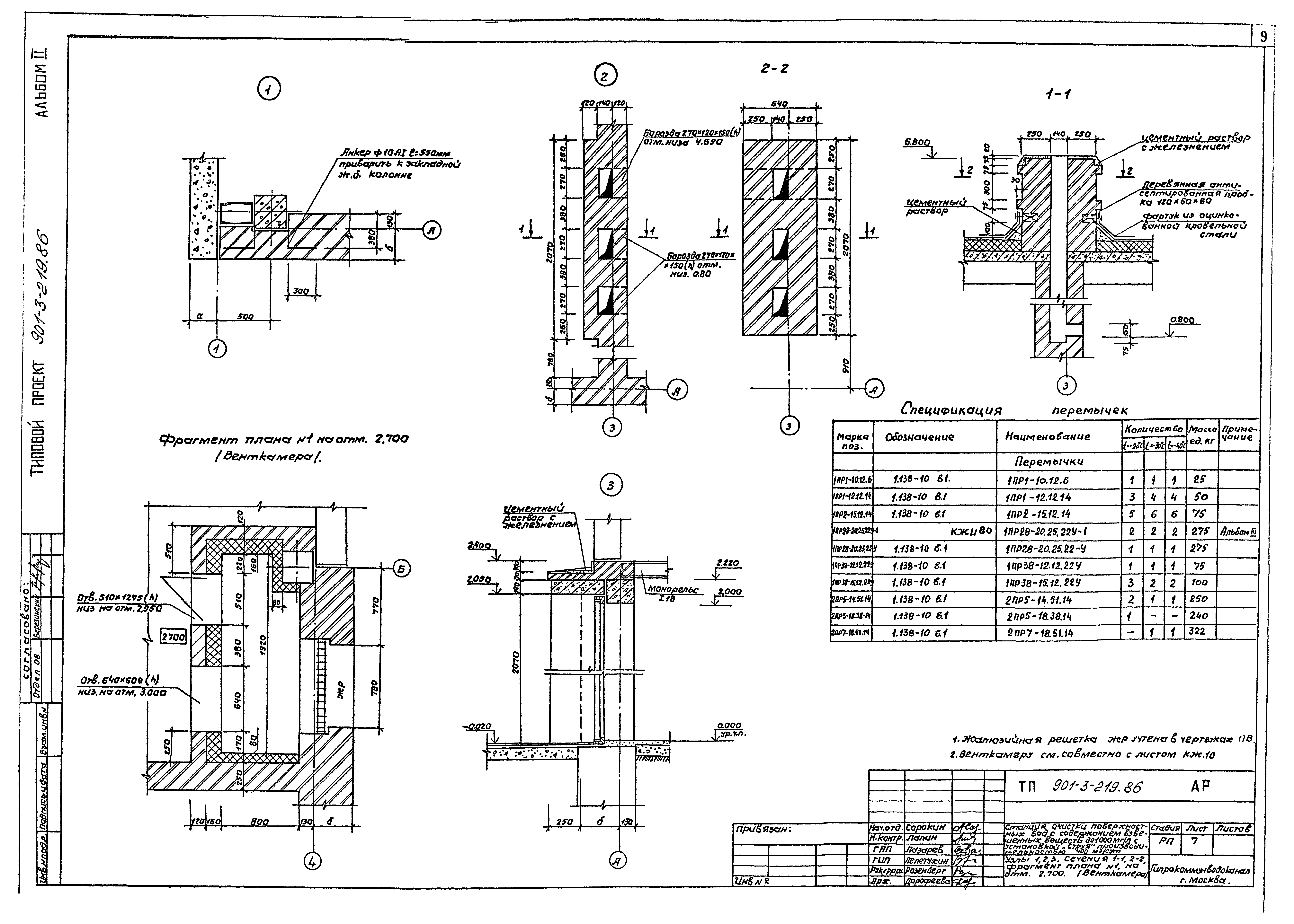 Типовой проект 901-3-219.86