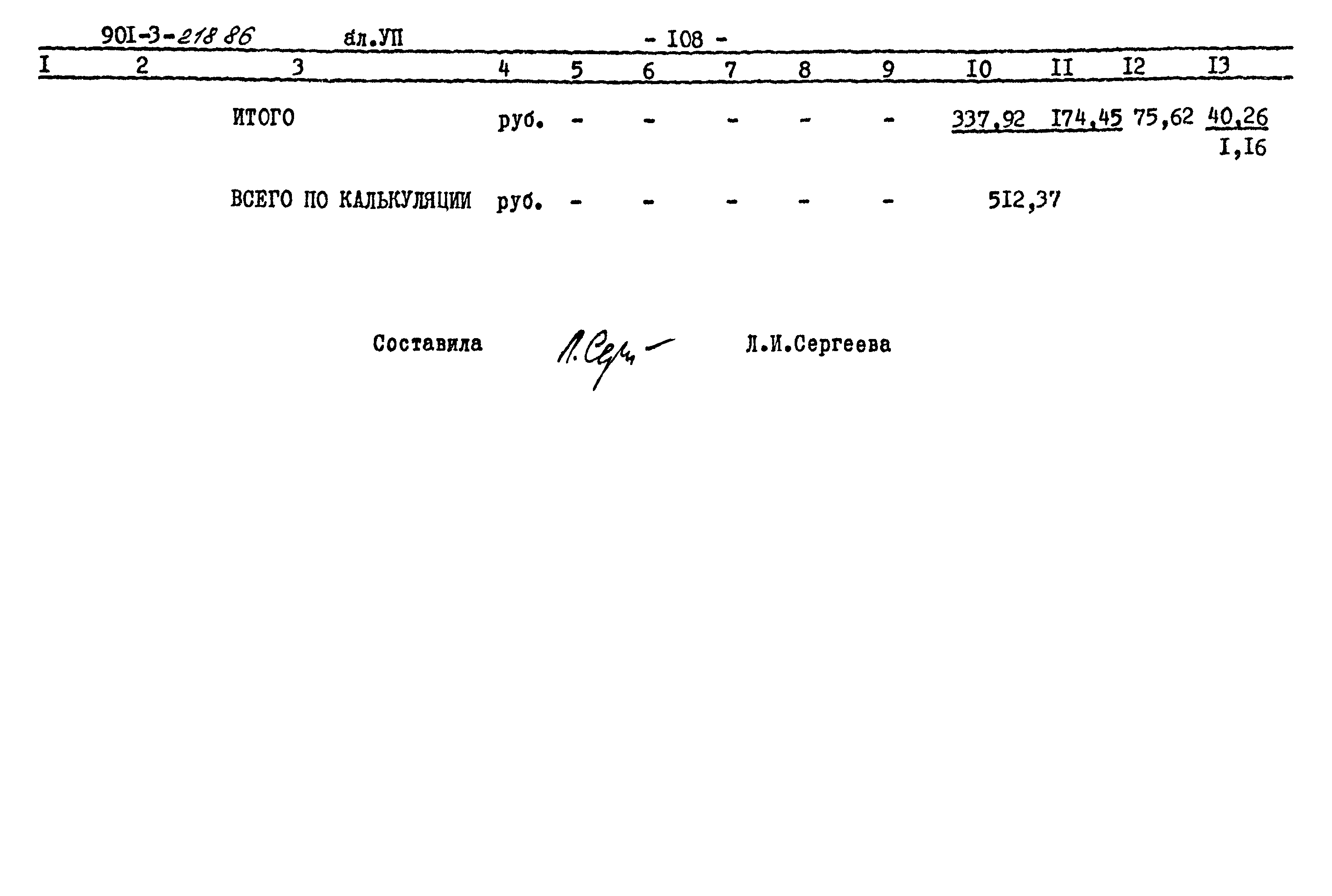 Типовой проект 901-3-218.86