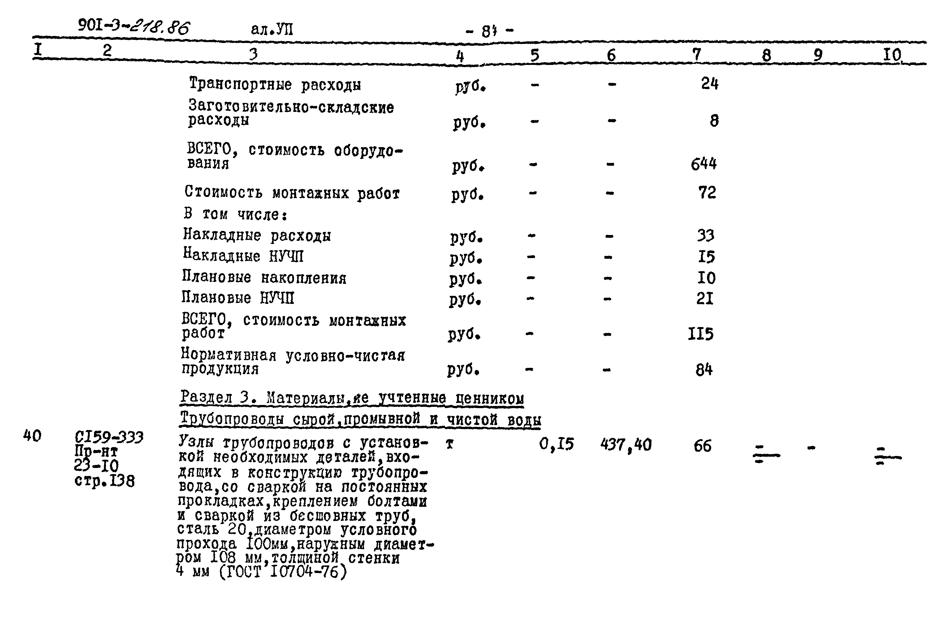 Типовой проект 901-3-218.86