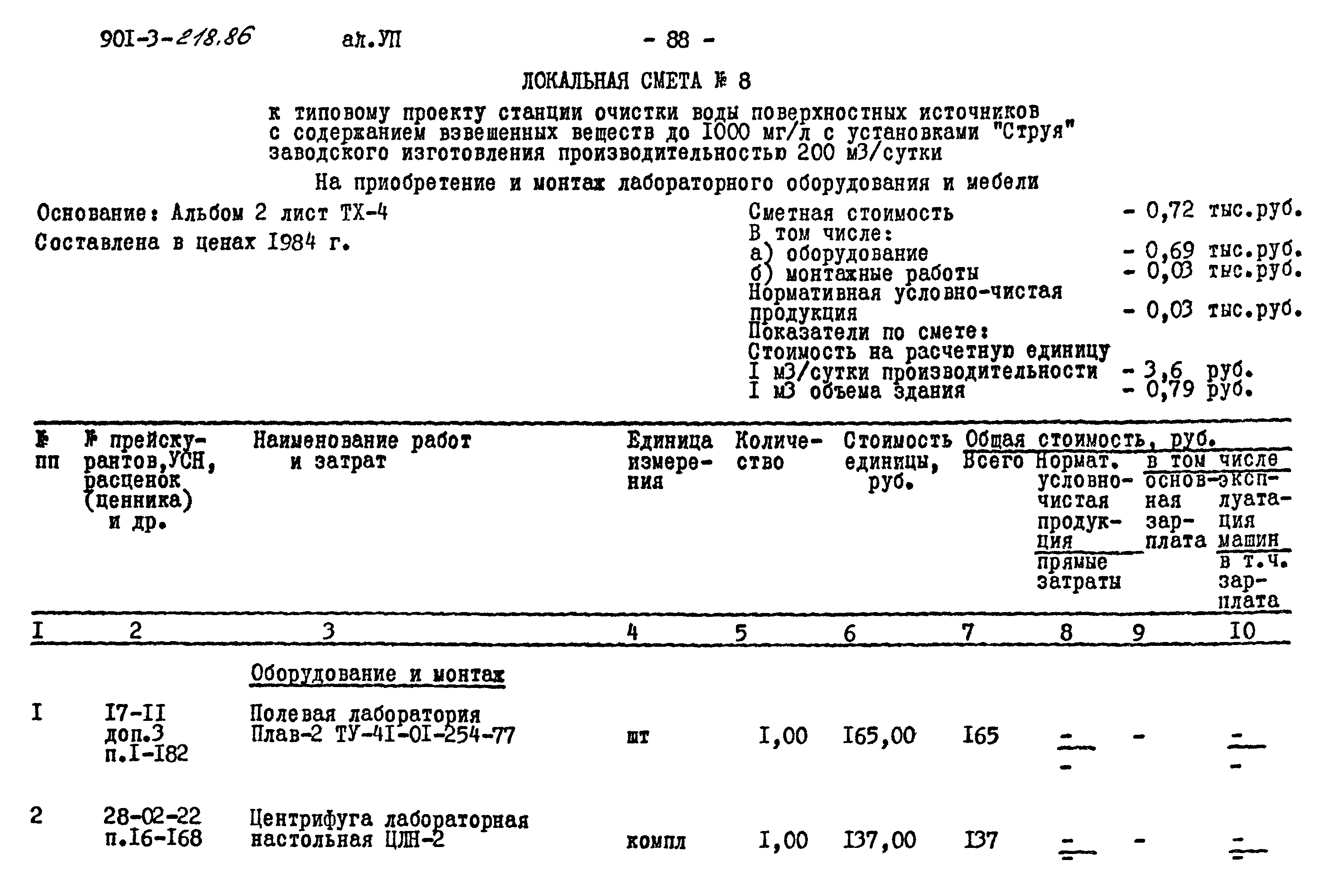Типовой проект 901-3-218.86