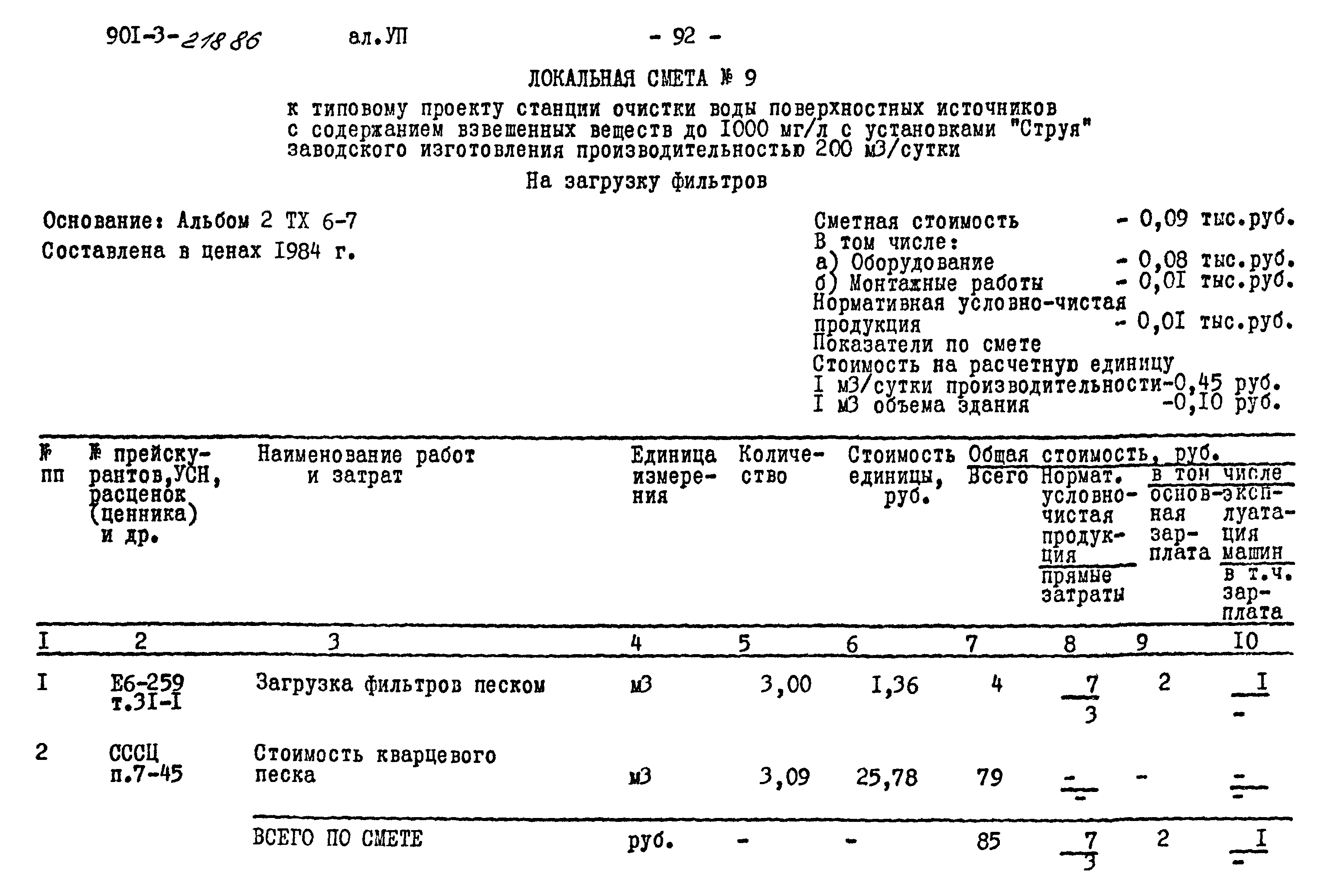 Типовой проект 901-3-218.86