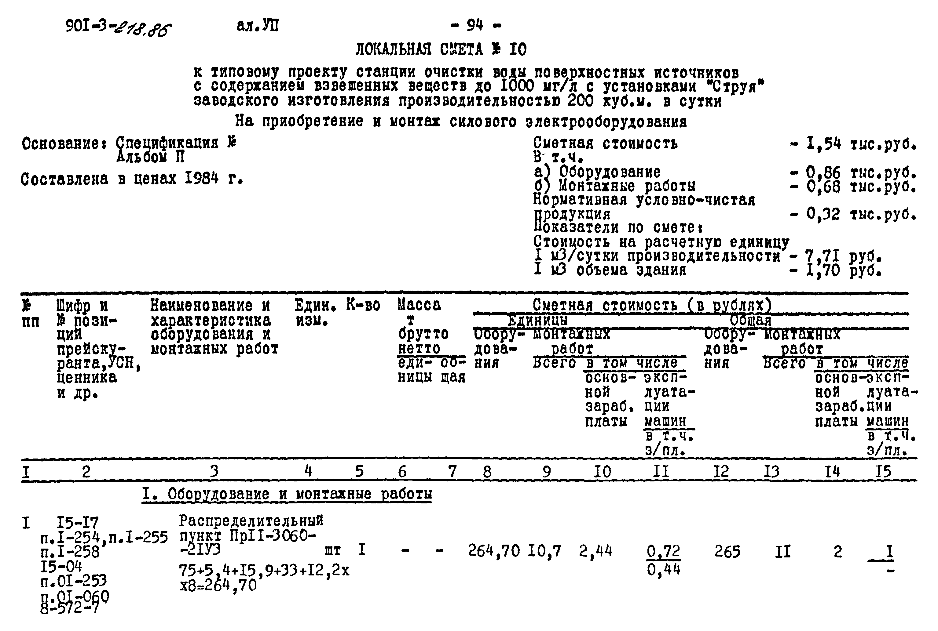 Типовой проект 901-3-218.86