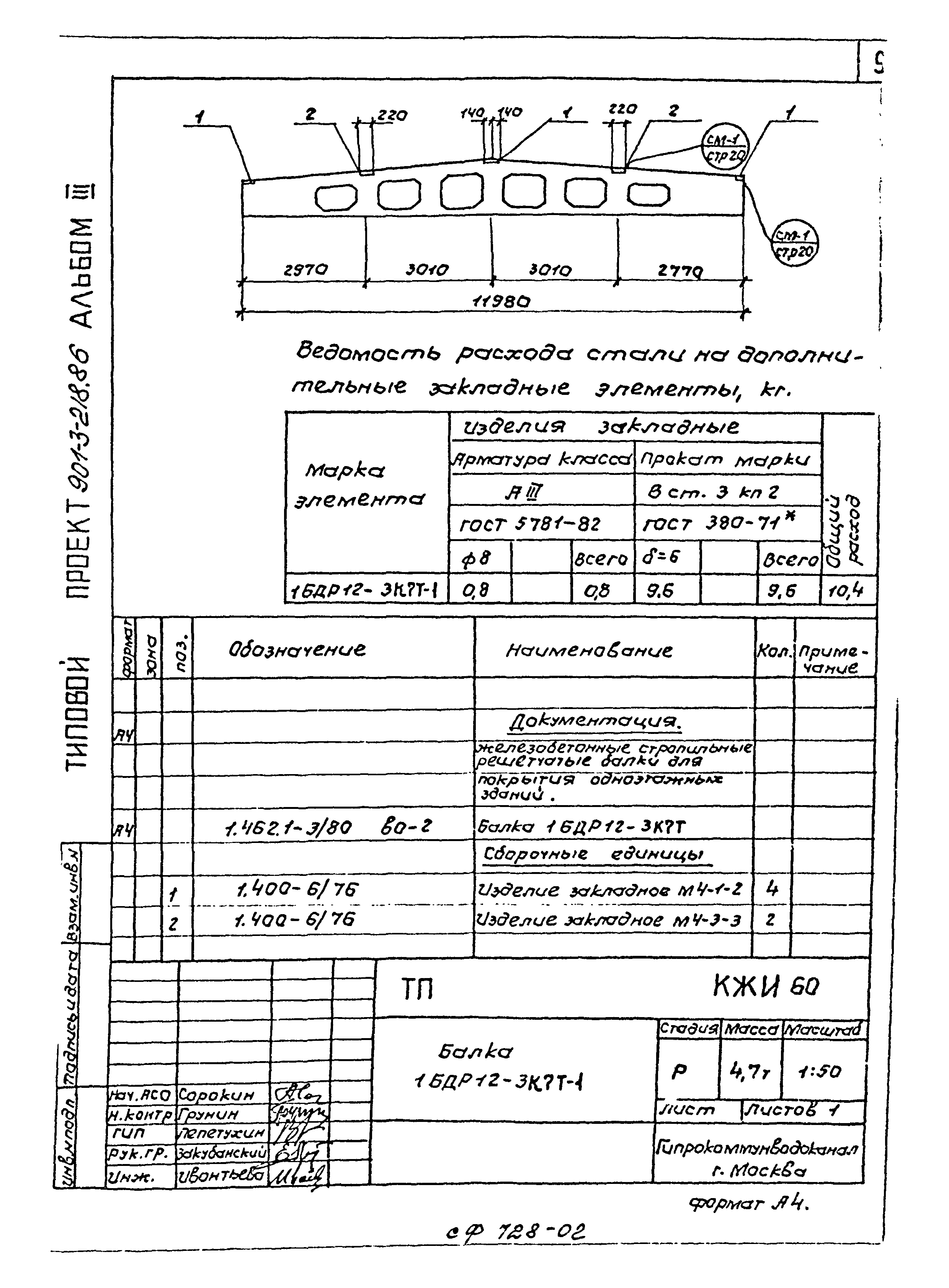 Типовой проект 901-3-218.86