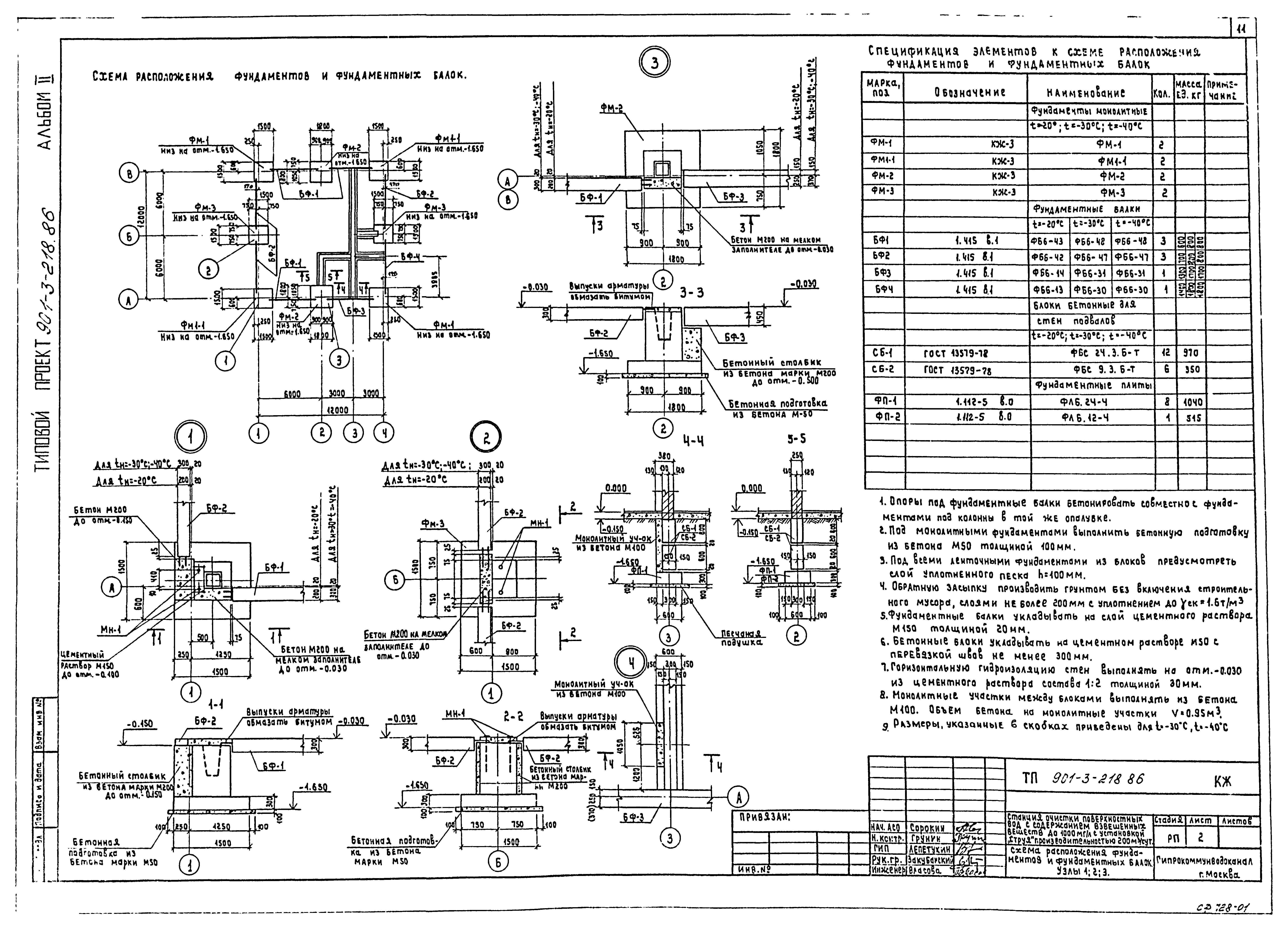 Типовой проект 901-3-218.86