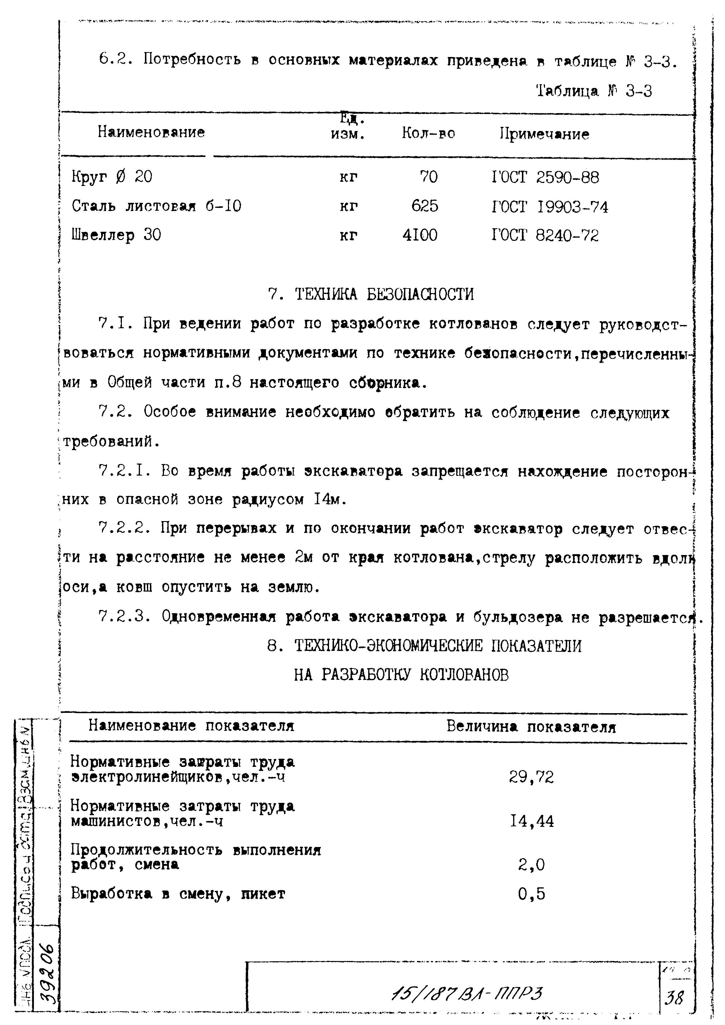 Технологическая карта К-3