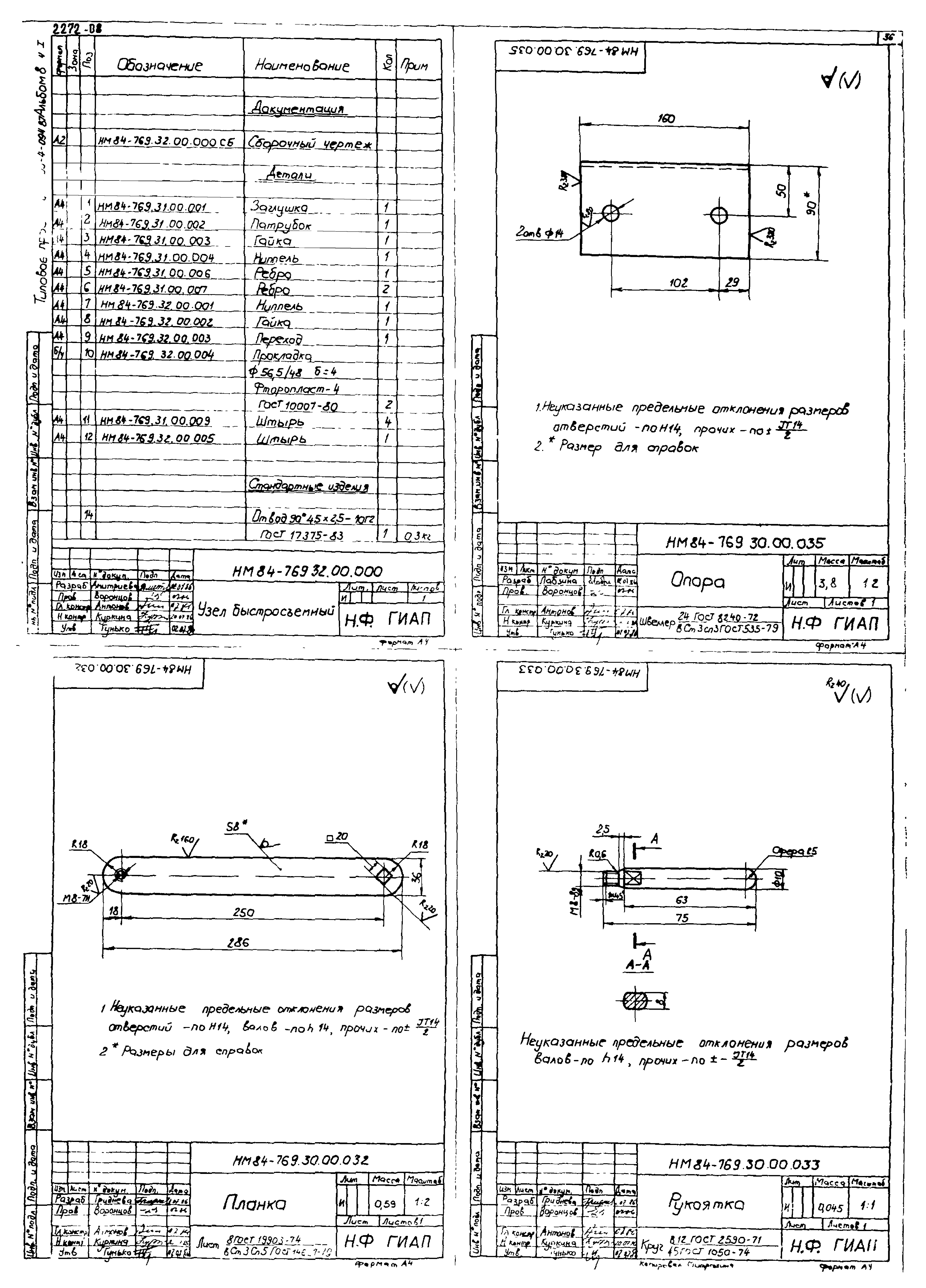 Типовые проектные решения 705-4-094.87