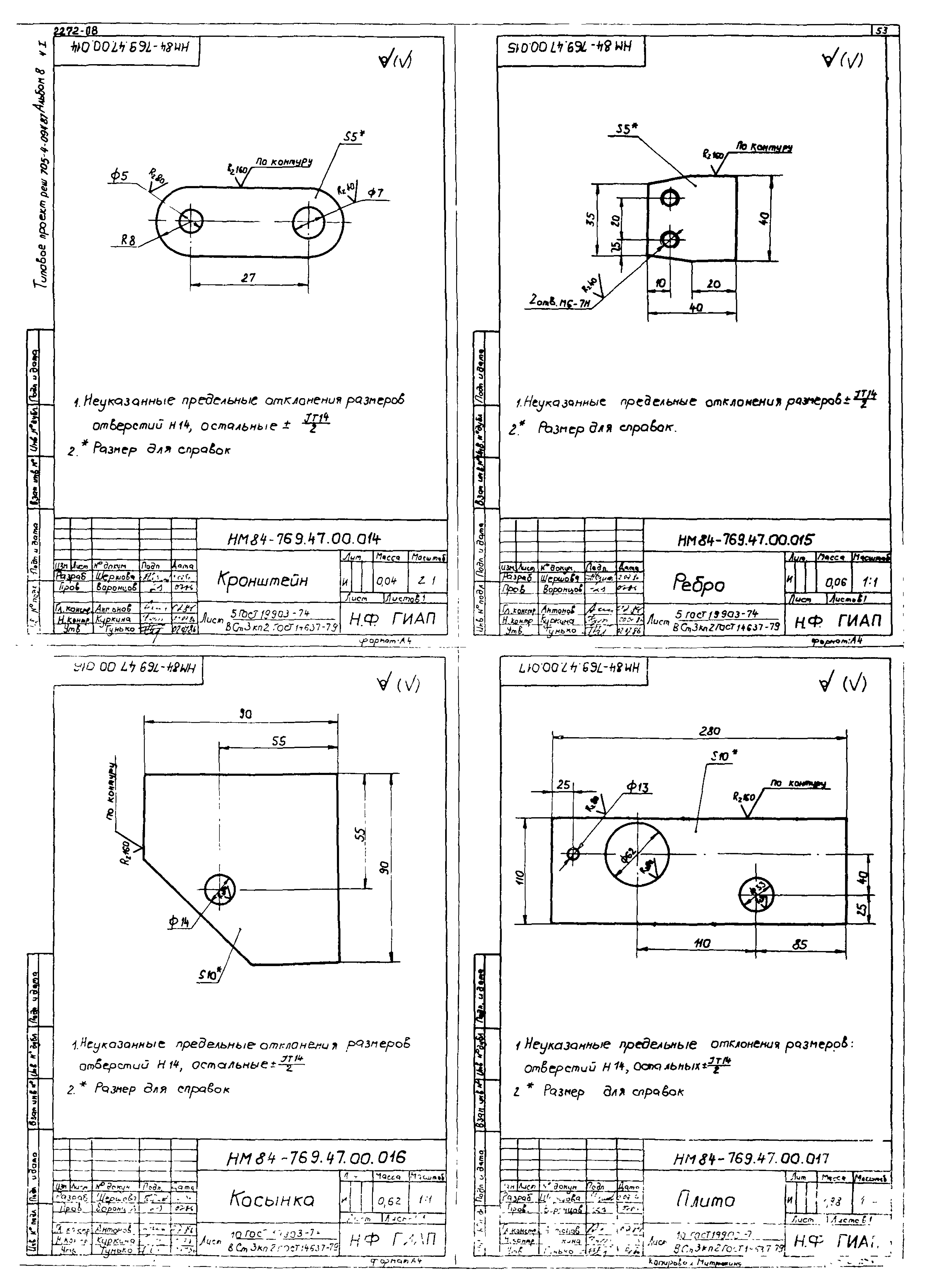 Типовые проектные решения 705-4-094.87