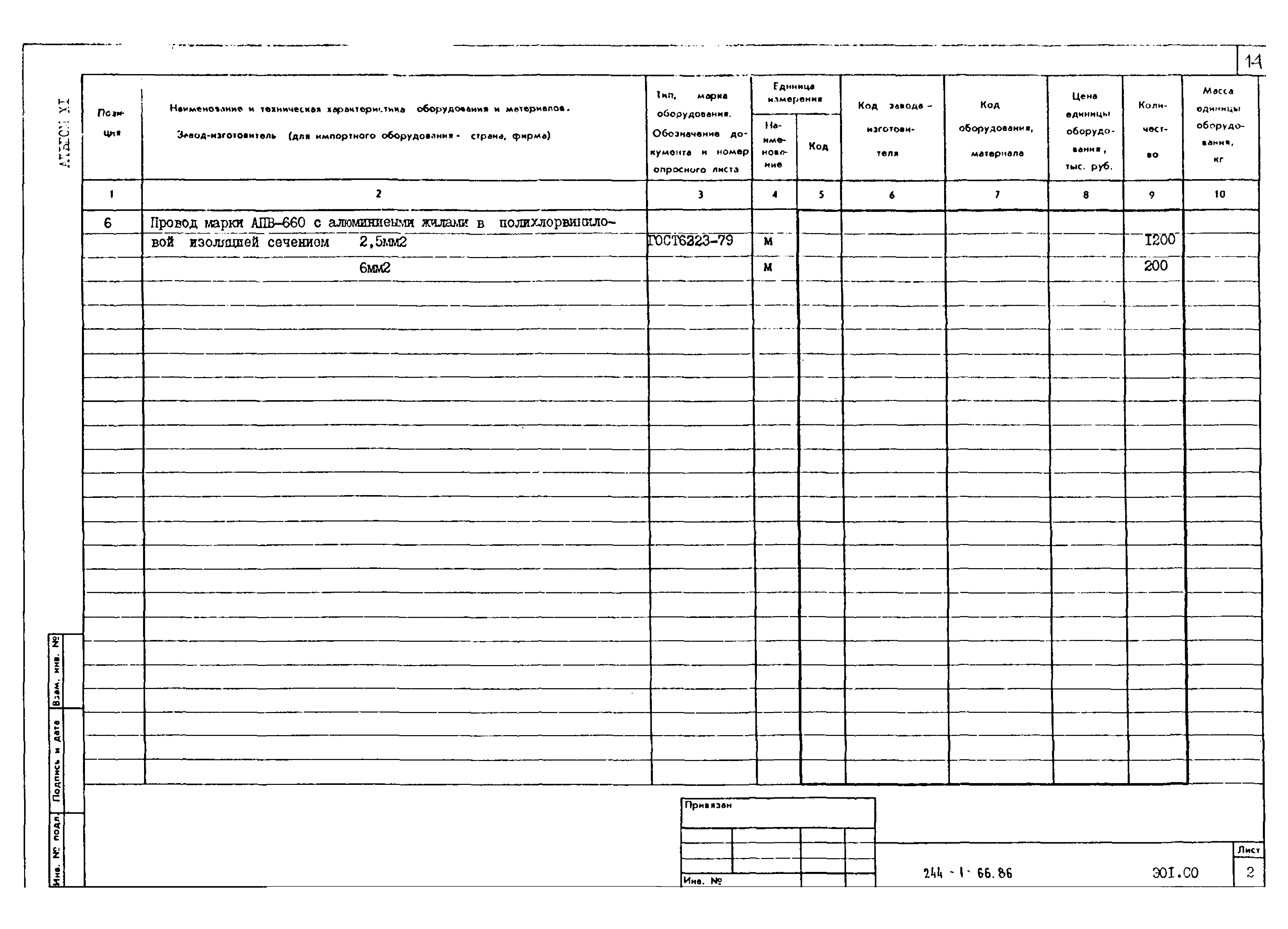 Типовой проект 244-1-66.86