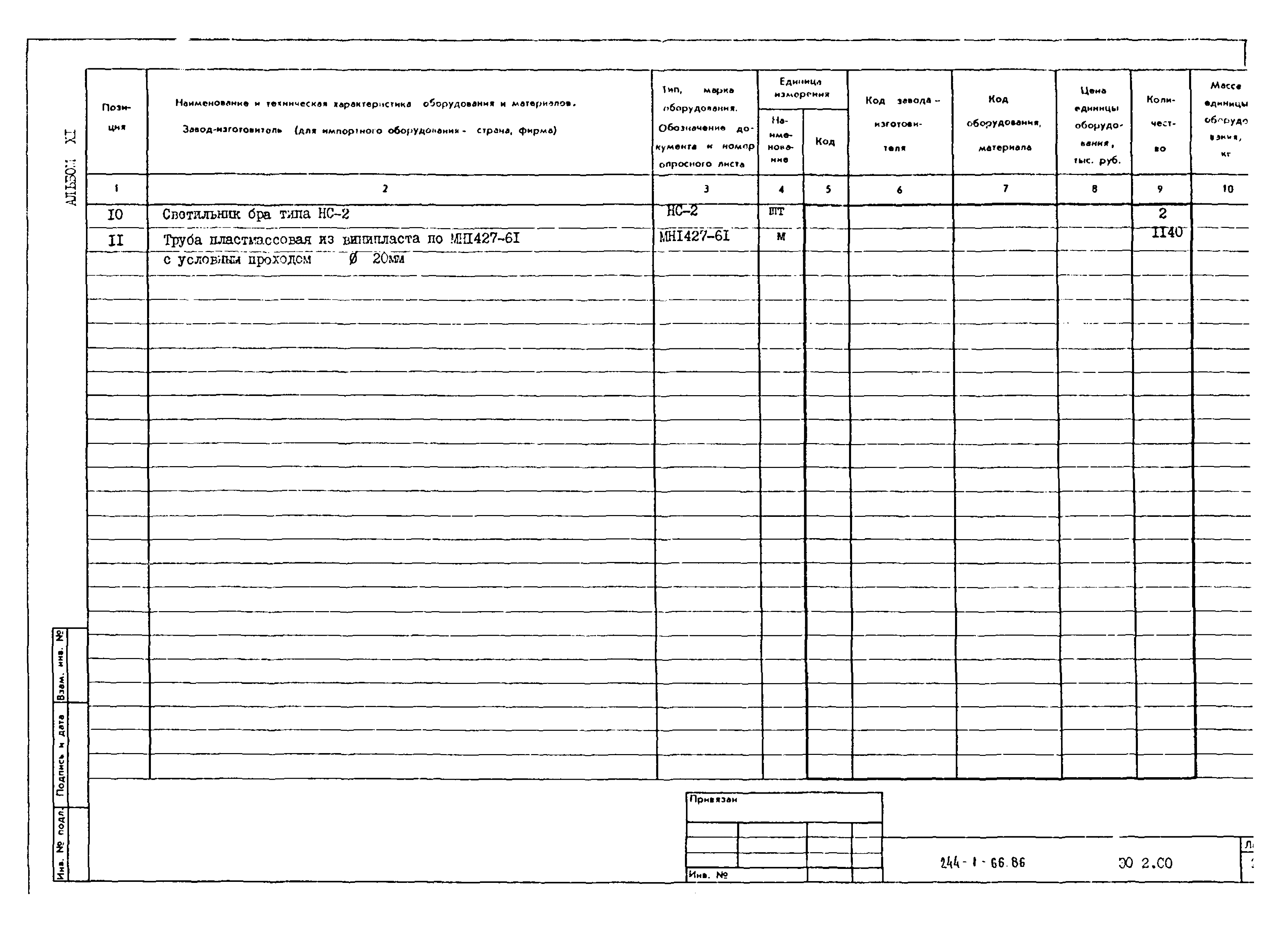 Типовой проект 244-1-66.86