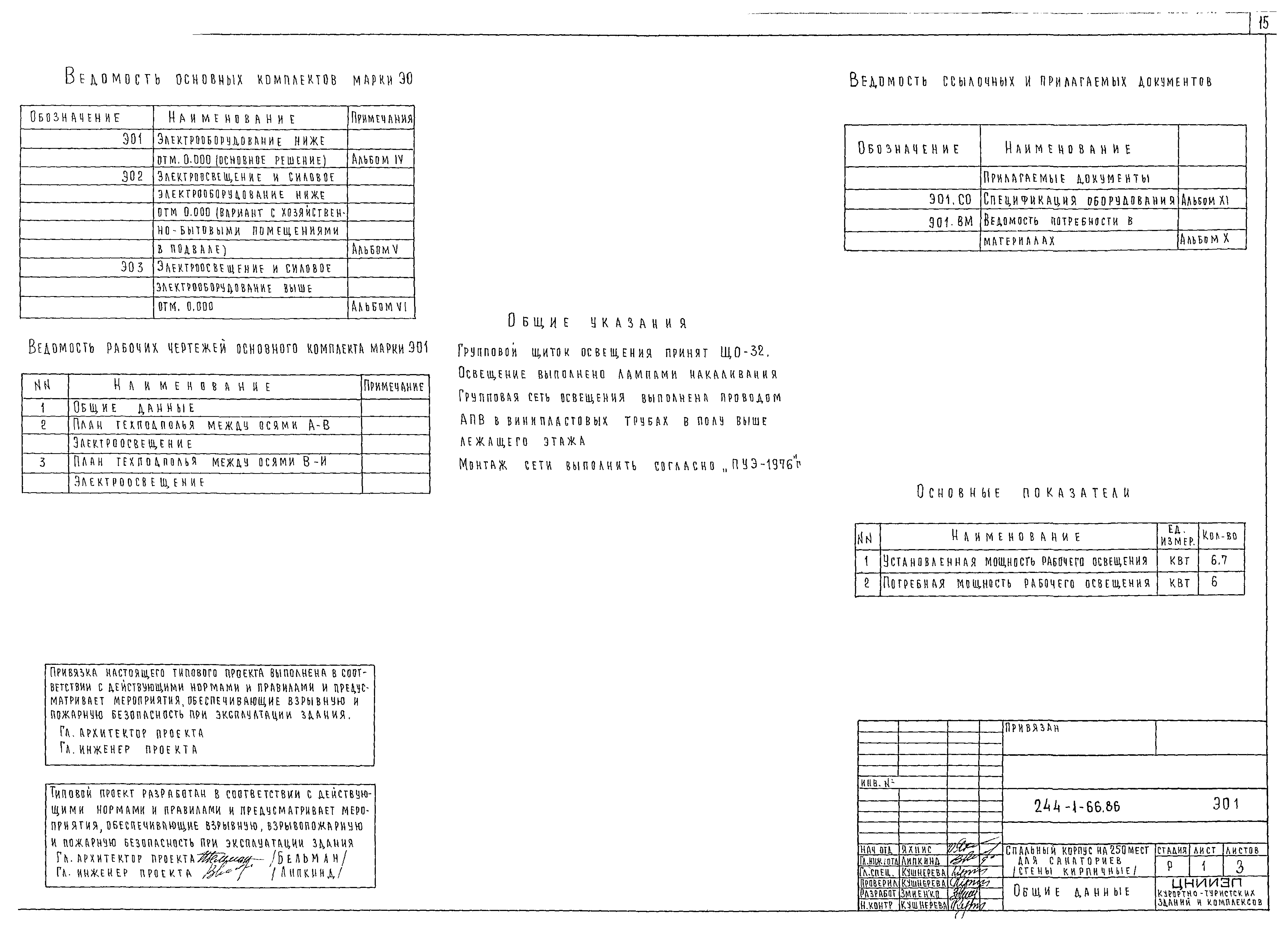 Типовой проект 244-1-66.86