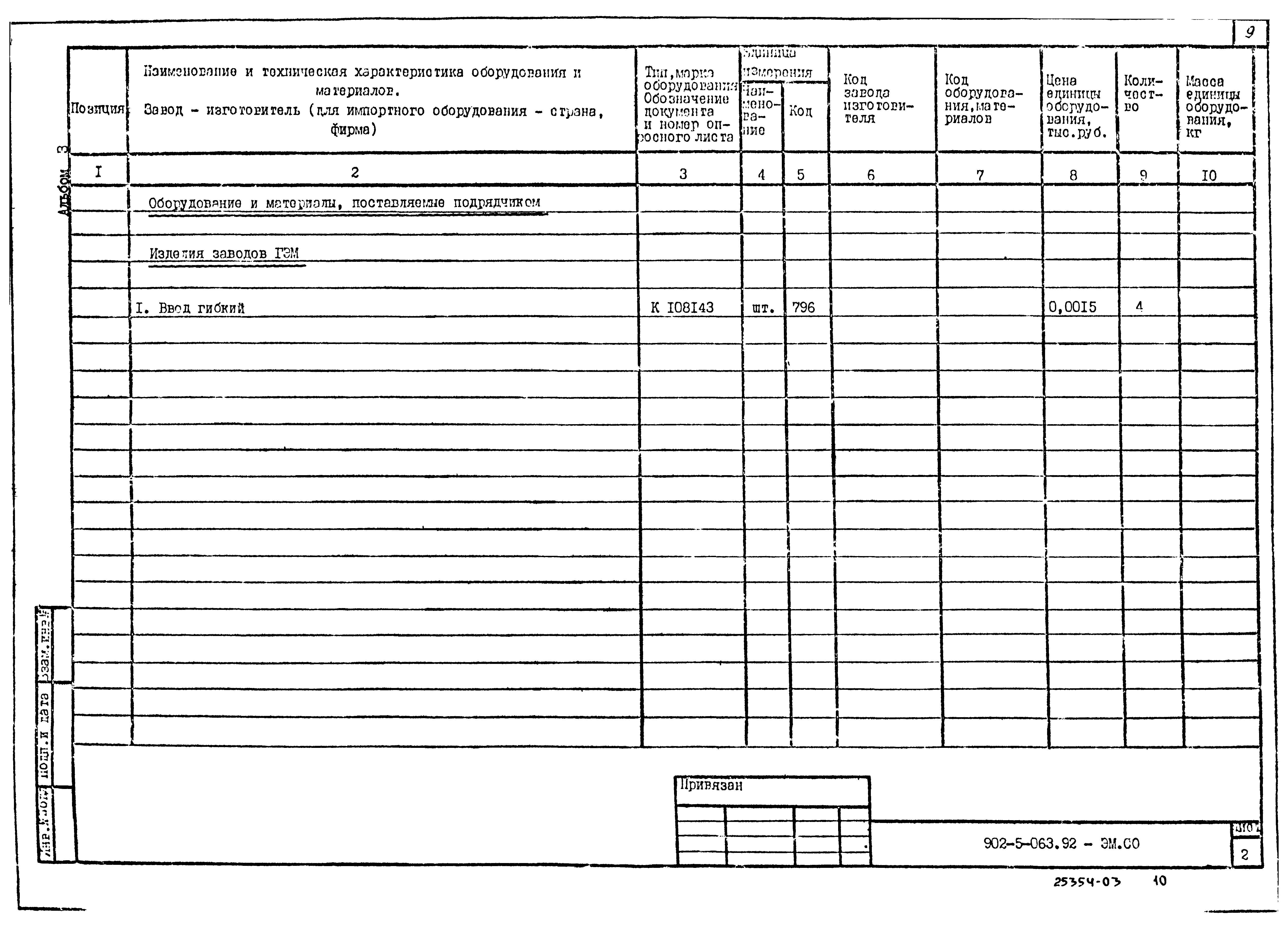 Типовые проектные решения 902-5-063.92