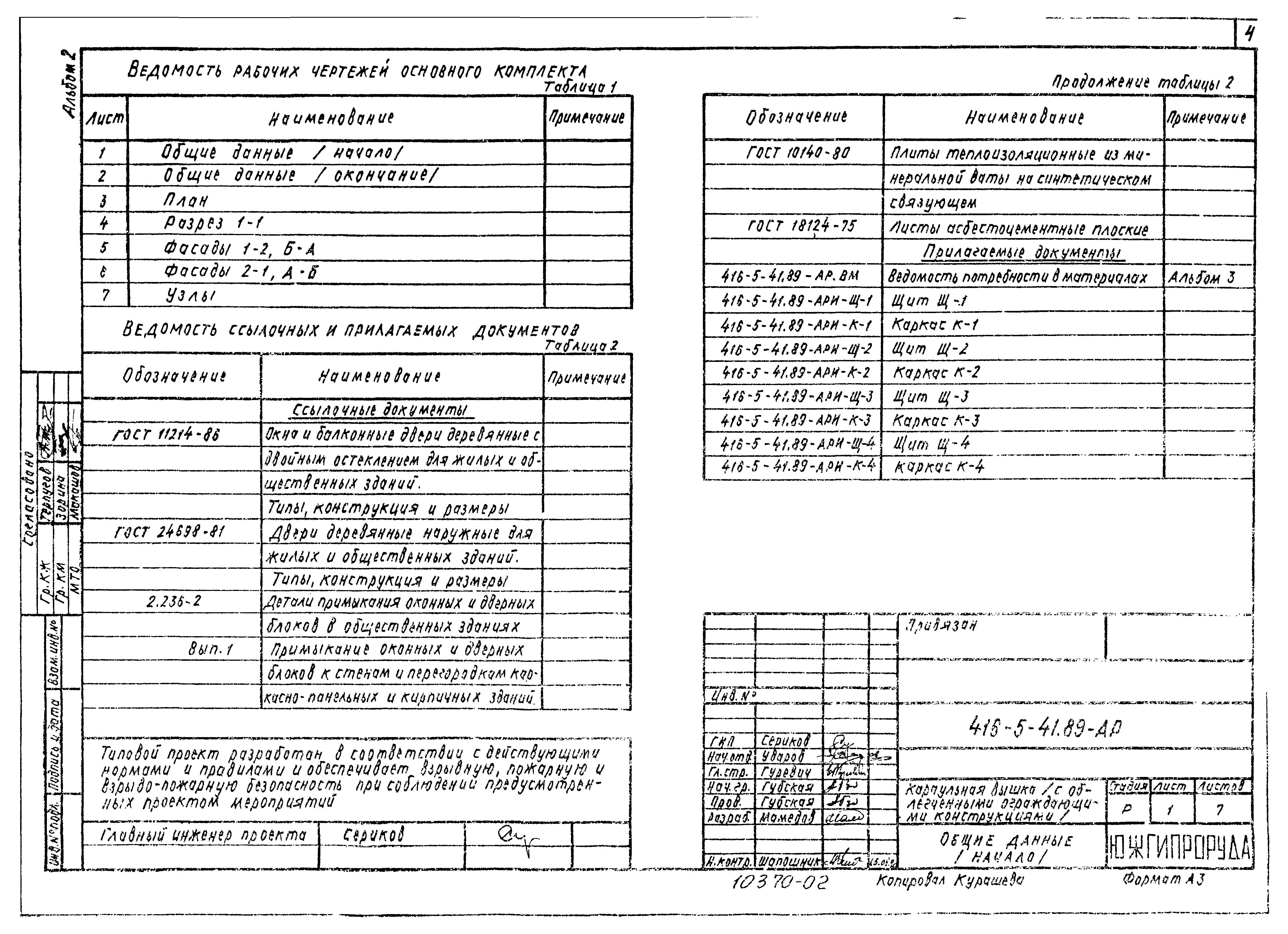 Типовой проект 416-5-41.89