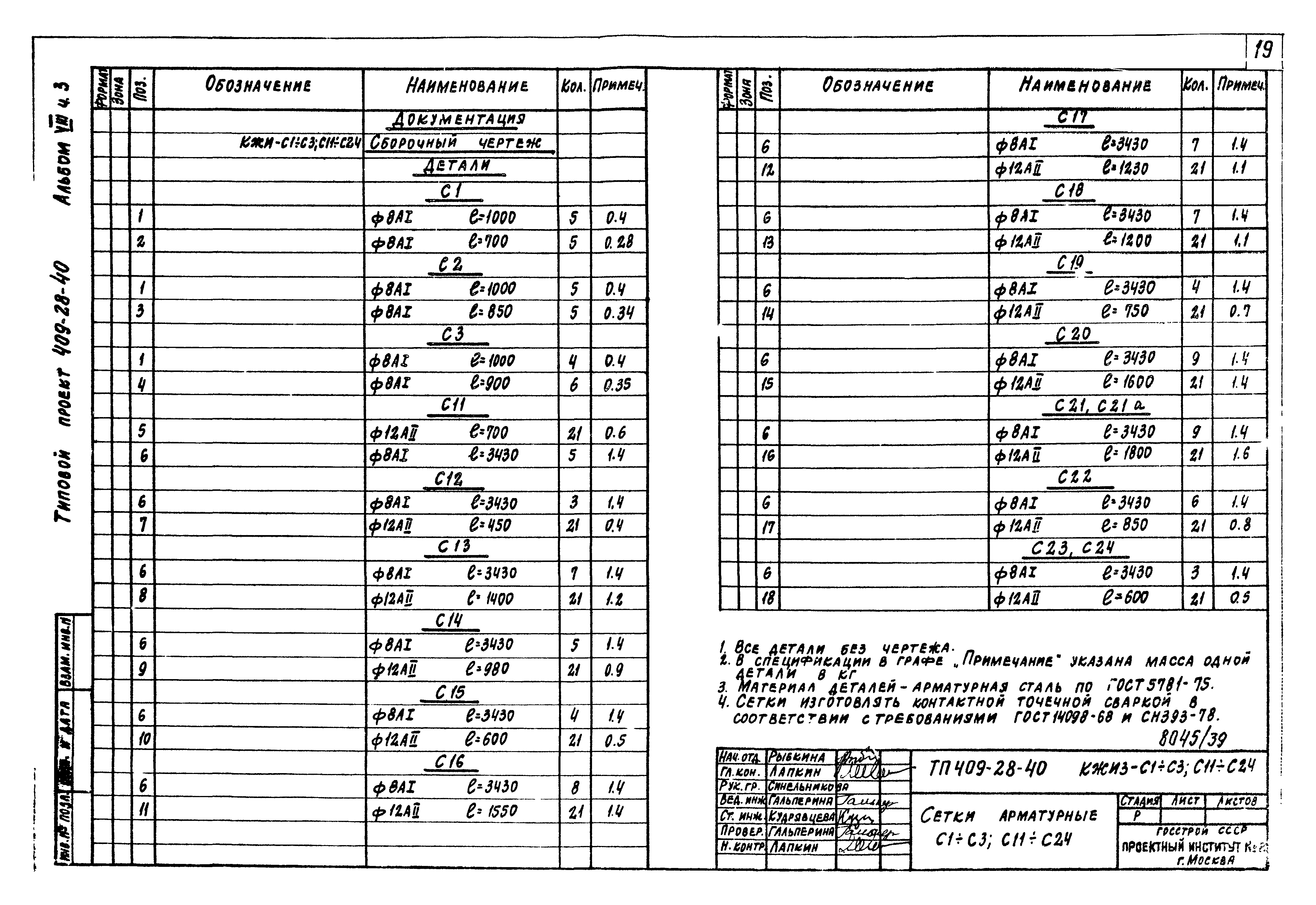 Типовой проект 409-28-40