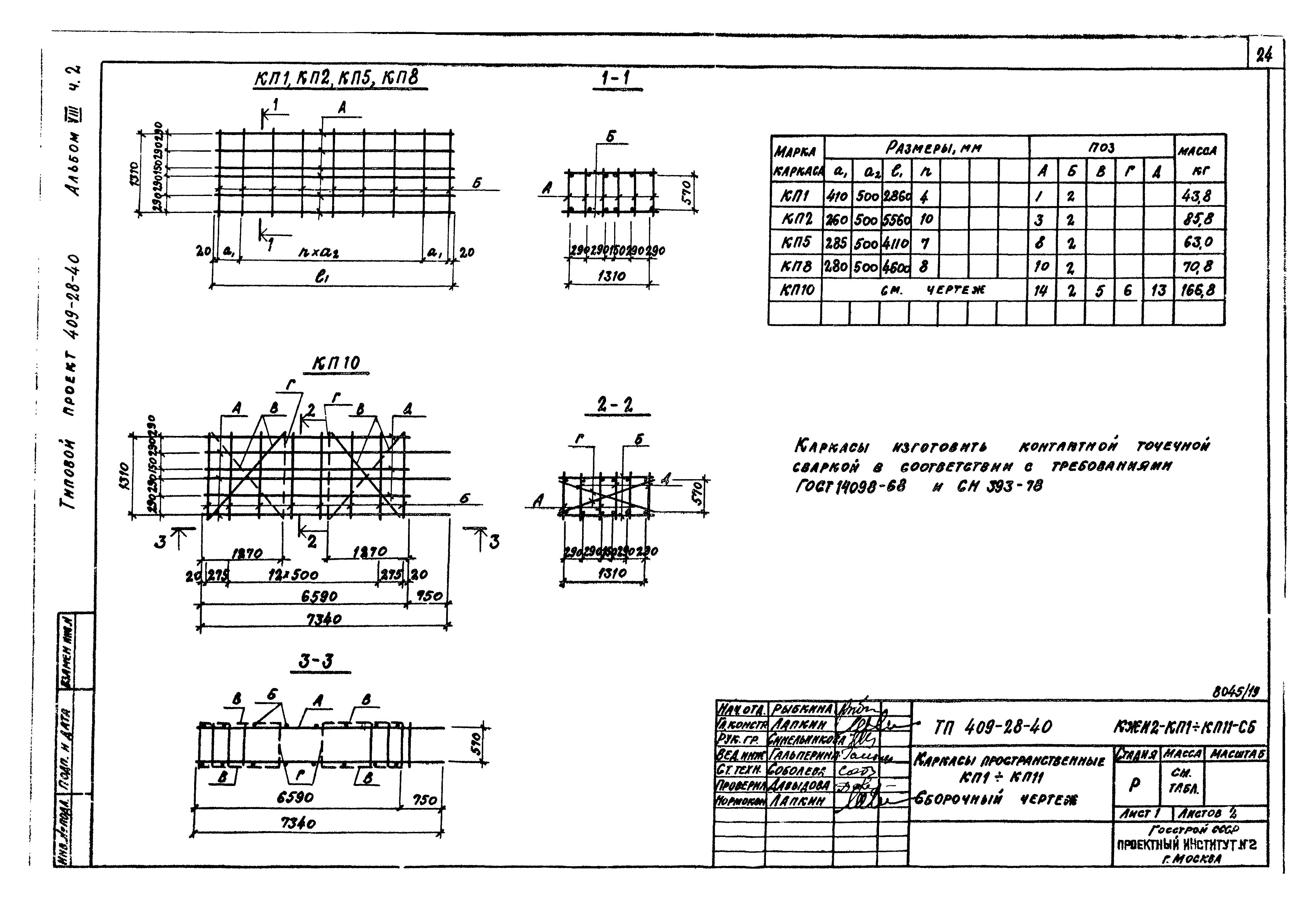 Типовой проект 409-28-40