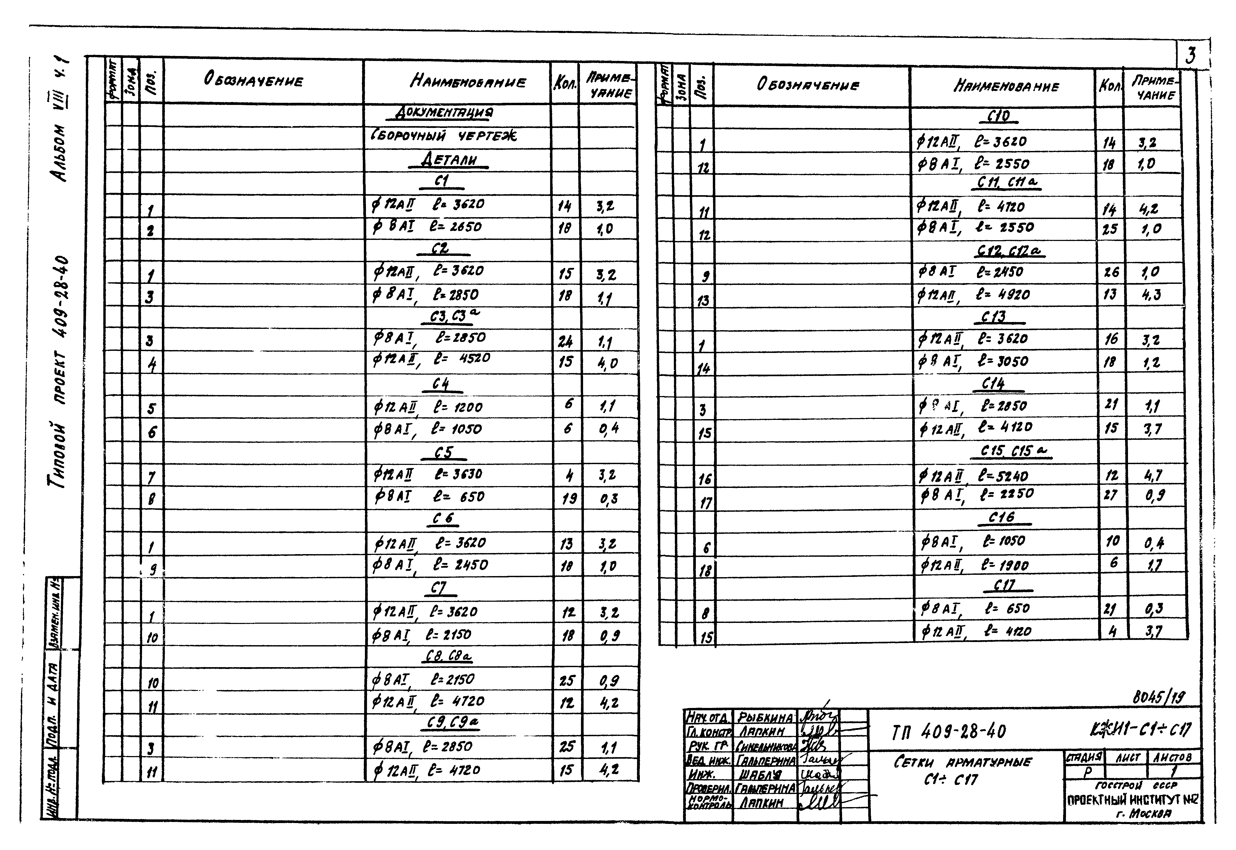 Типовой проект 409-28-40