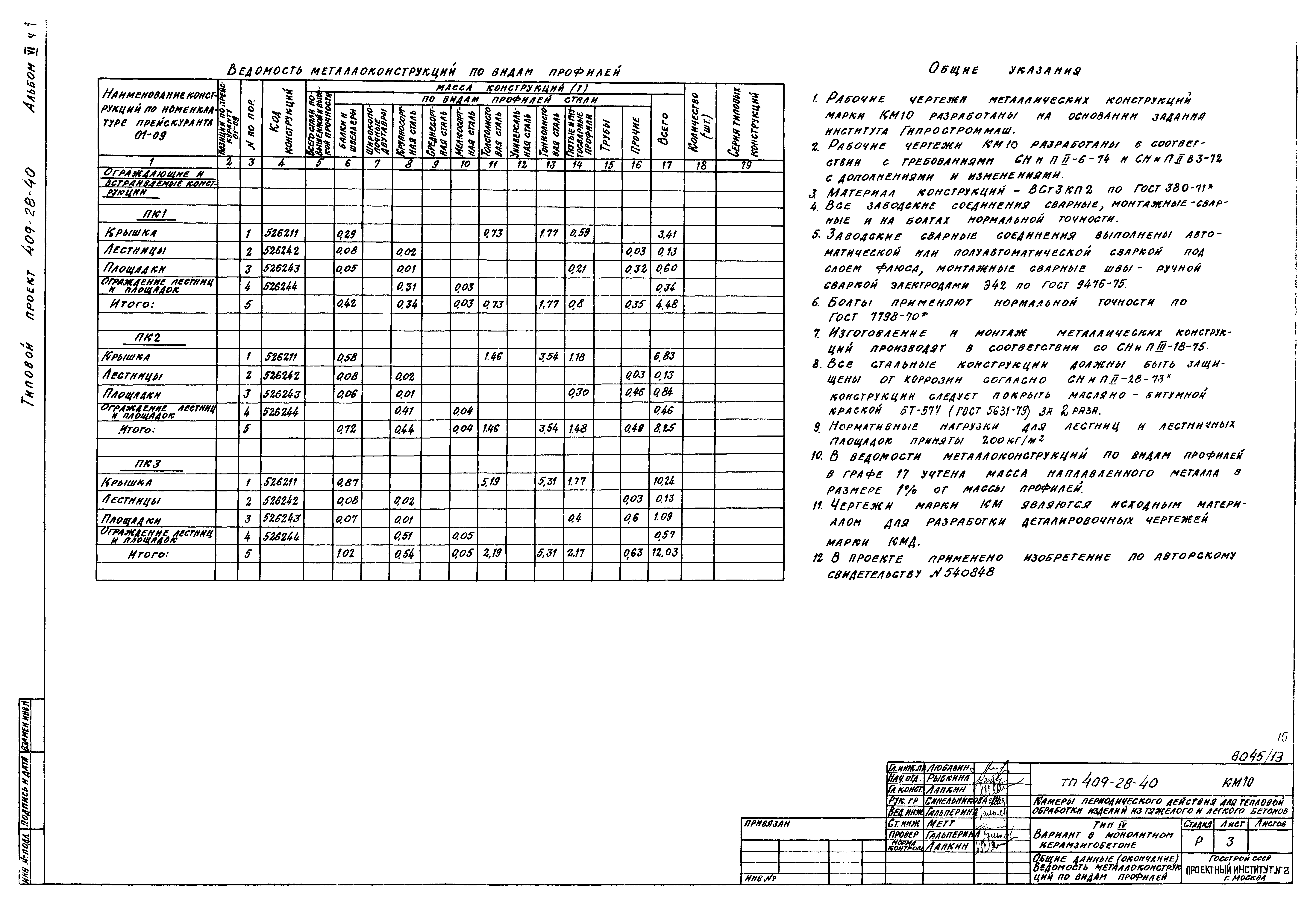 Типовой проект 409-28-40