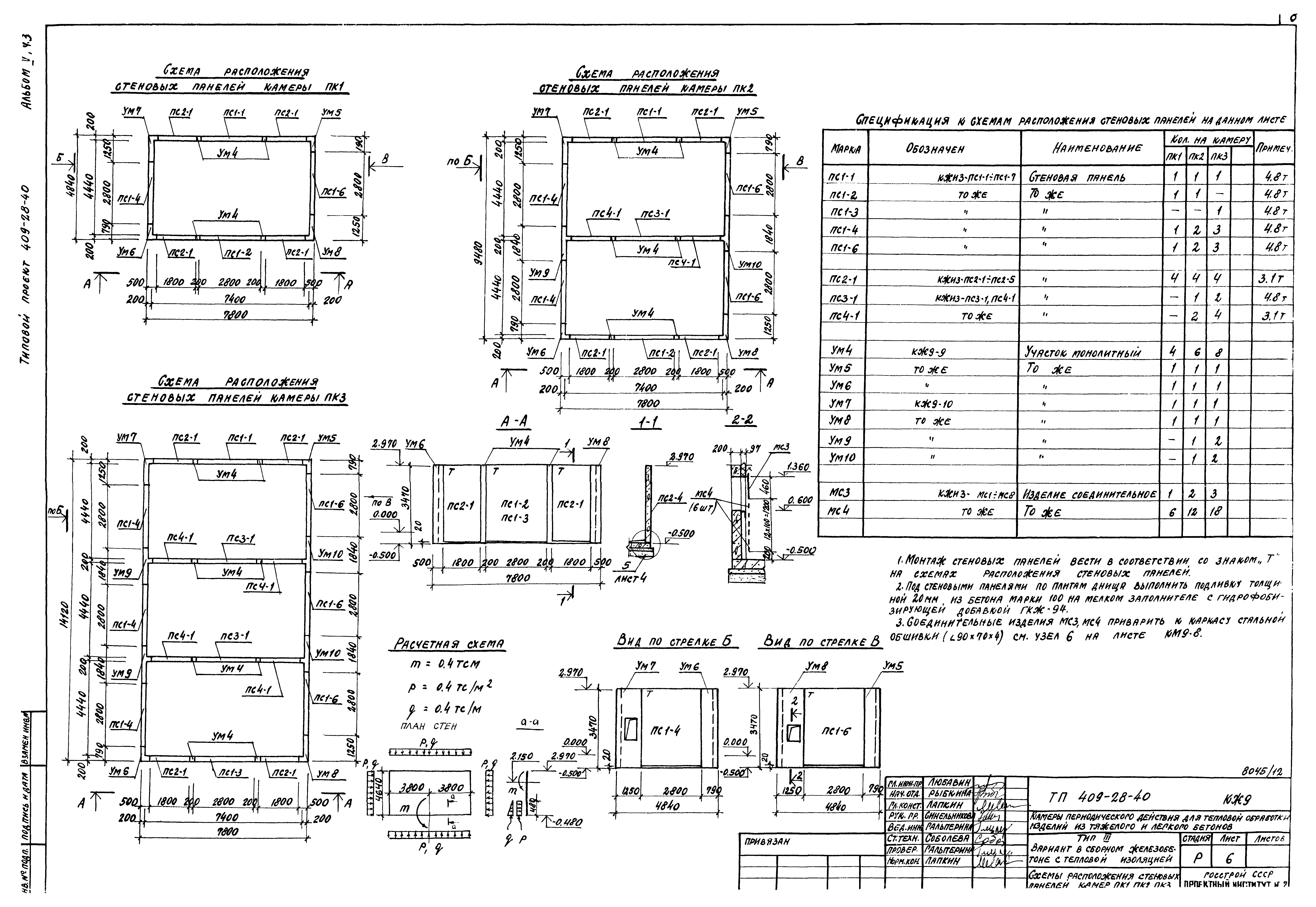 Типовой проект 409-28-40