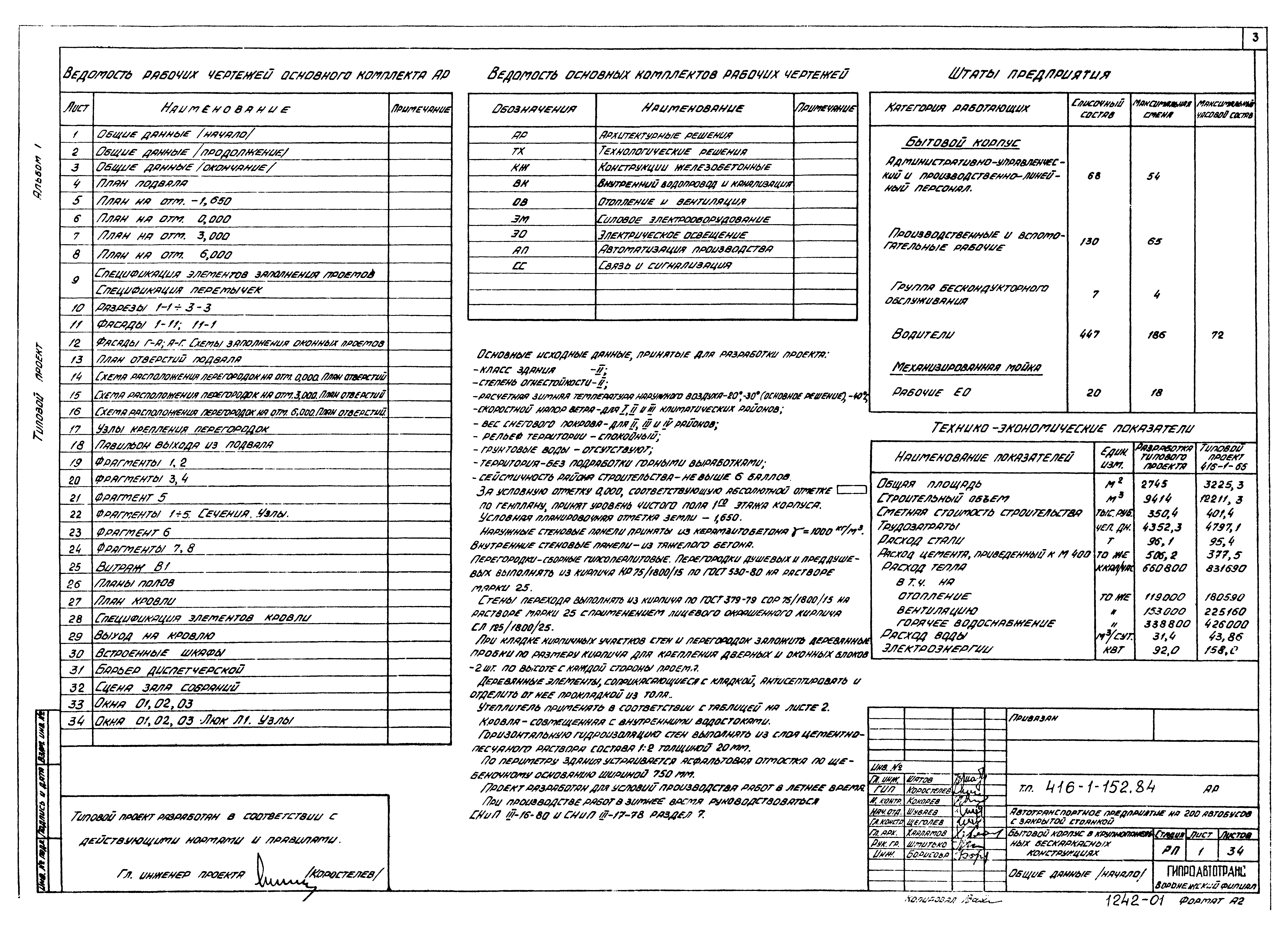 Типовой проект 416-1-152.84
