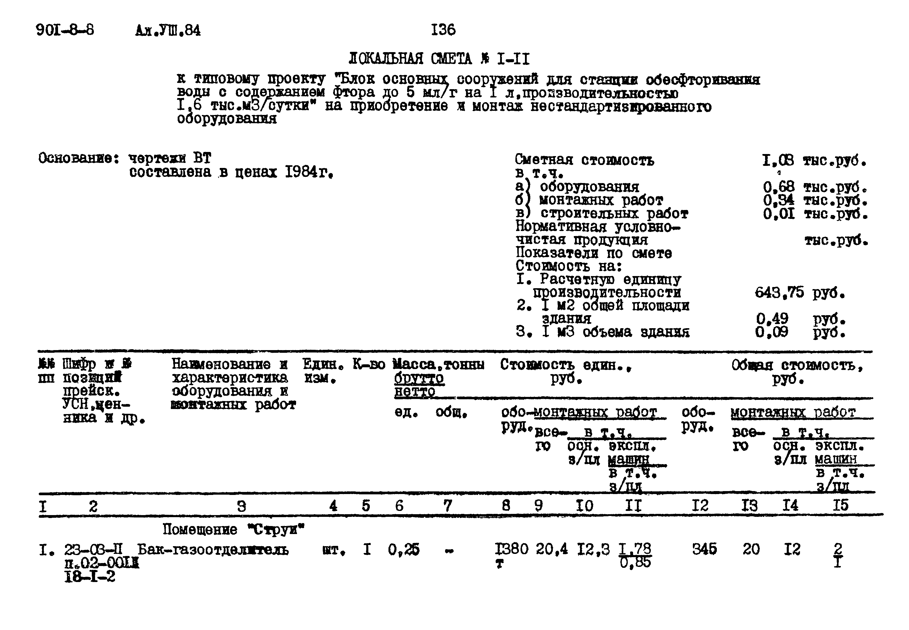 Типовой проект 901-8-8